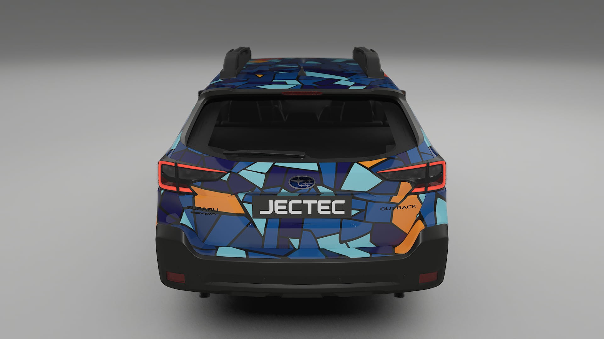 Subaru Outback VI BS prefacelift BARCELONA – Designový Wrap PPF Fólie na auto - tisknutelný polyuretan