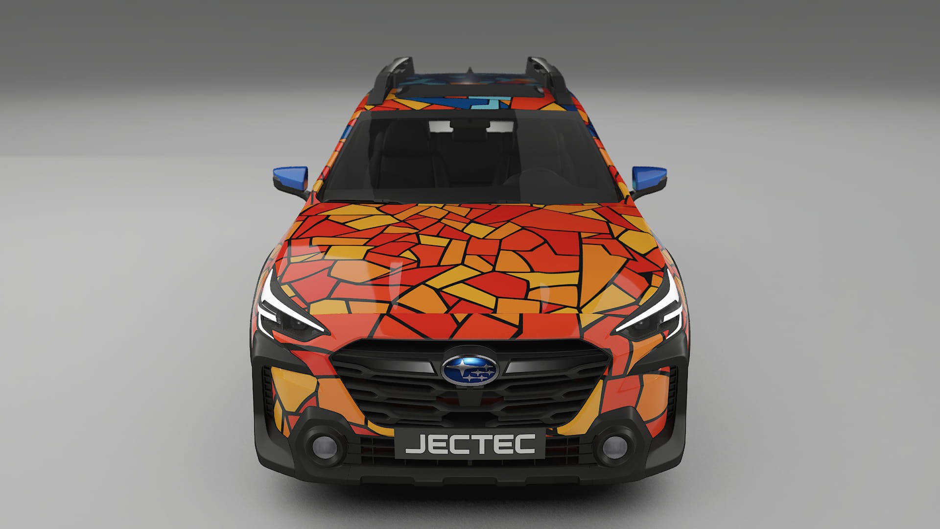Subaru Outback VI BS prefacelift BARCELONA – Designový Wrap PPF Fólie na auto - tisknutelný polyuretan