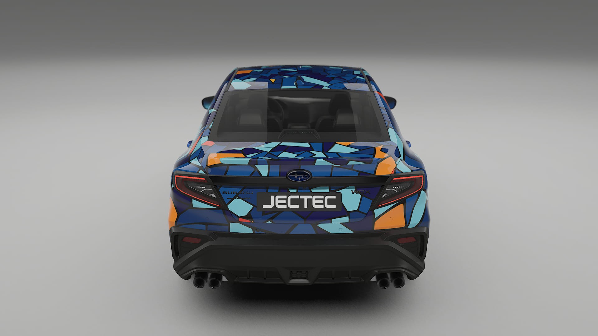Subaru WRX VB BARCELONA – Designový Wrap PPF Fólie na auto - tisknutelný polyuretan