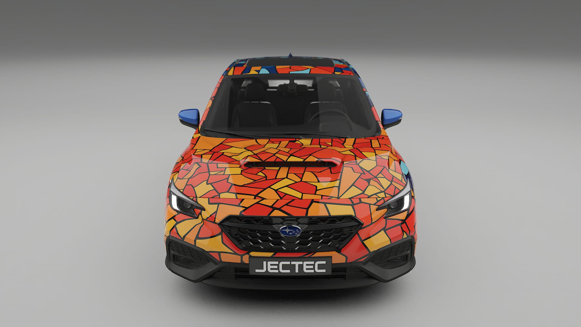 Subaru WRX VB BARCELONA – Designový Wrap PPF Fólie na auto - tisknutelný polyuretan