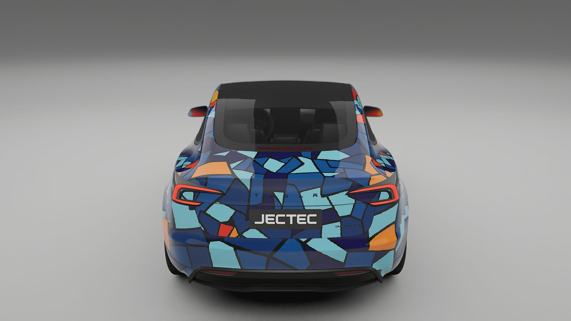 Tesla Model 3 Highland BARCELONA – Designový Wrap PPF Fólie na auto - tisknutelný polyuretan
