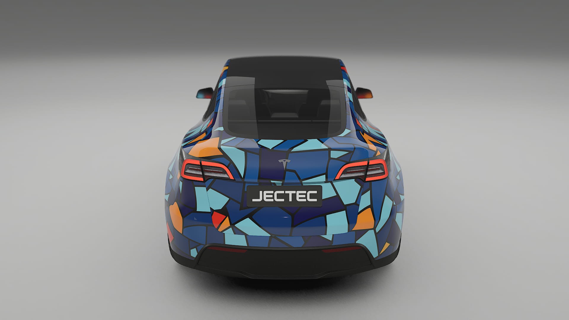 Tesla Model Y BARCELONA – Designový Wrap PPF Fólie na auto - tisknutelný polyuretan