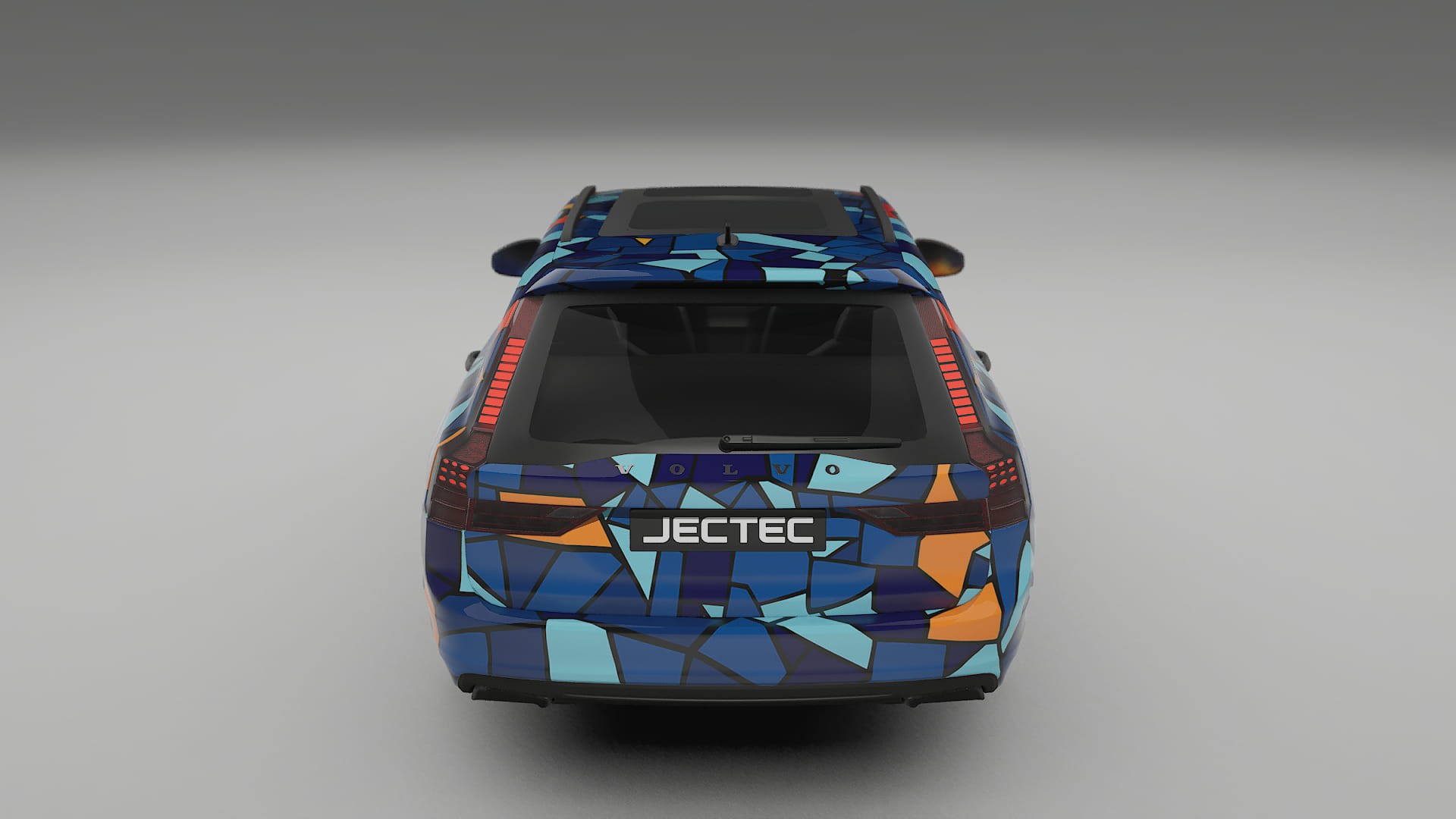Volvo V90 P5 BARCELONA – Designový Wrap PPF Fólie na auto - tisknutelný polyuretan