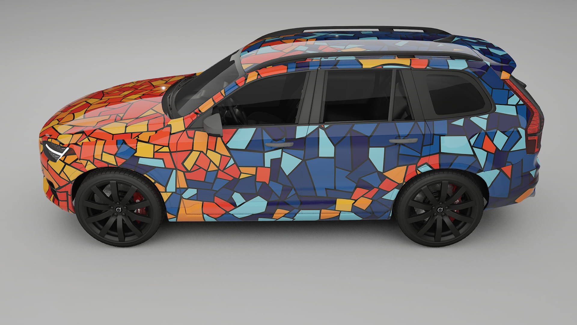 Volvo XC90 SPA BARCELONA – Designový Wrap PPF Fólie na auto - tisknutelný polyuretan
