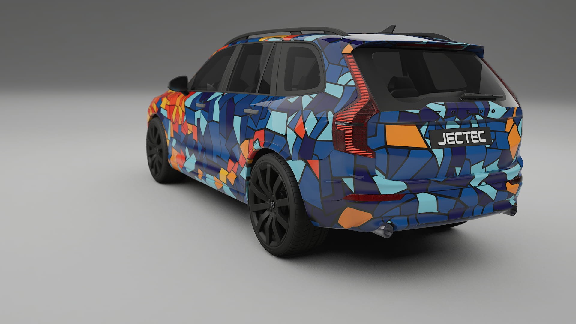Volvo XC90 SPA BARCELONA – Designový Wrap PPF Fólie na auto - tisknutelný polyuretan