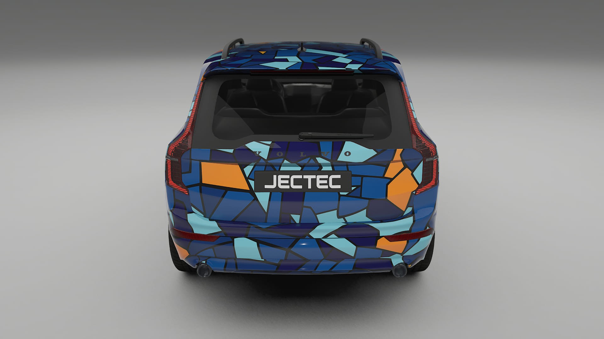 Volvo XC90 SPA BARCELONA – Designový Wrap PPF Fólie na auto - tisknutelný polyuretan