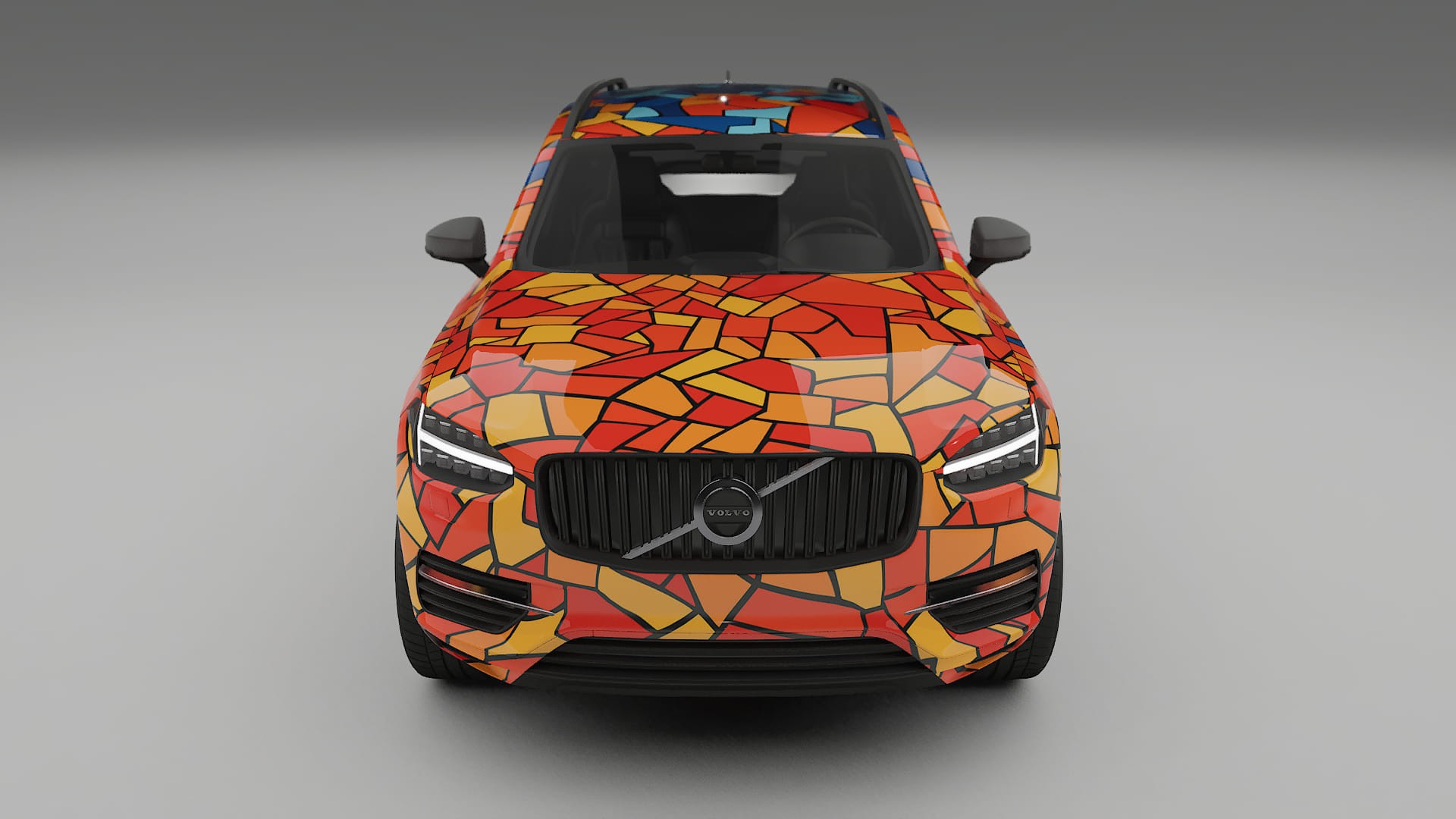 Volvo XC90 SPA BARCELONA – Designový Wrap PPF Fólie na auto - tisknutelný polyuretan