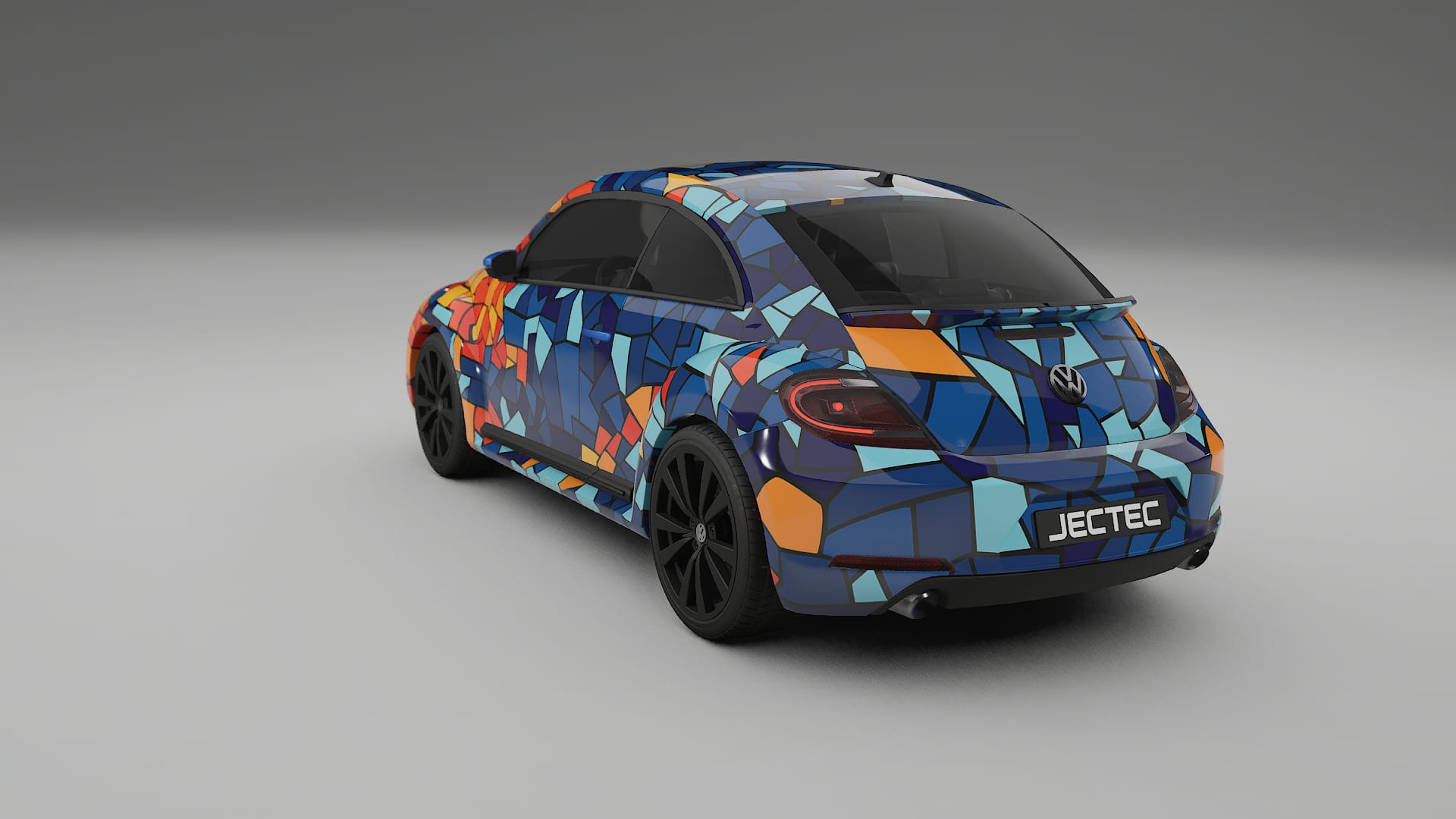 VW Beetle A5 prefacelift BARCELONA – Designový Wrap PPF Fólie na auto - tisknutelný polyuretan