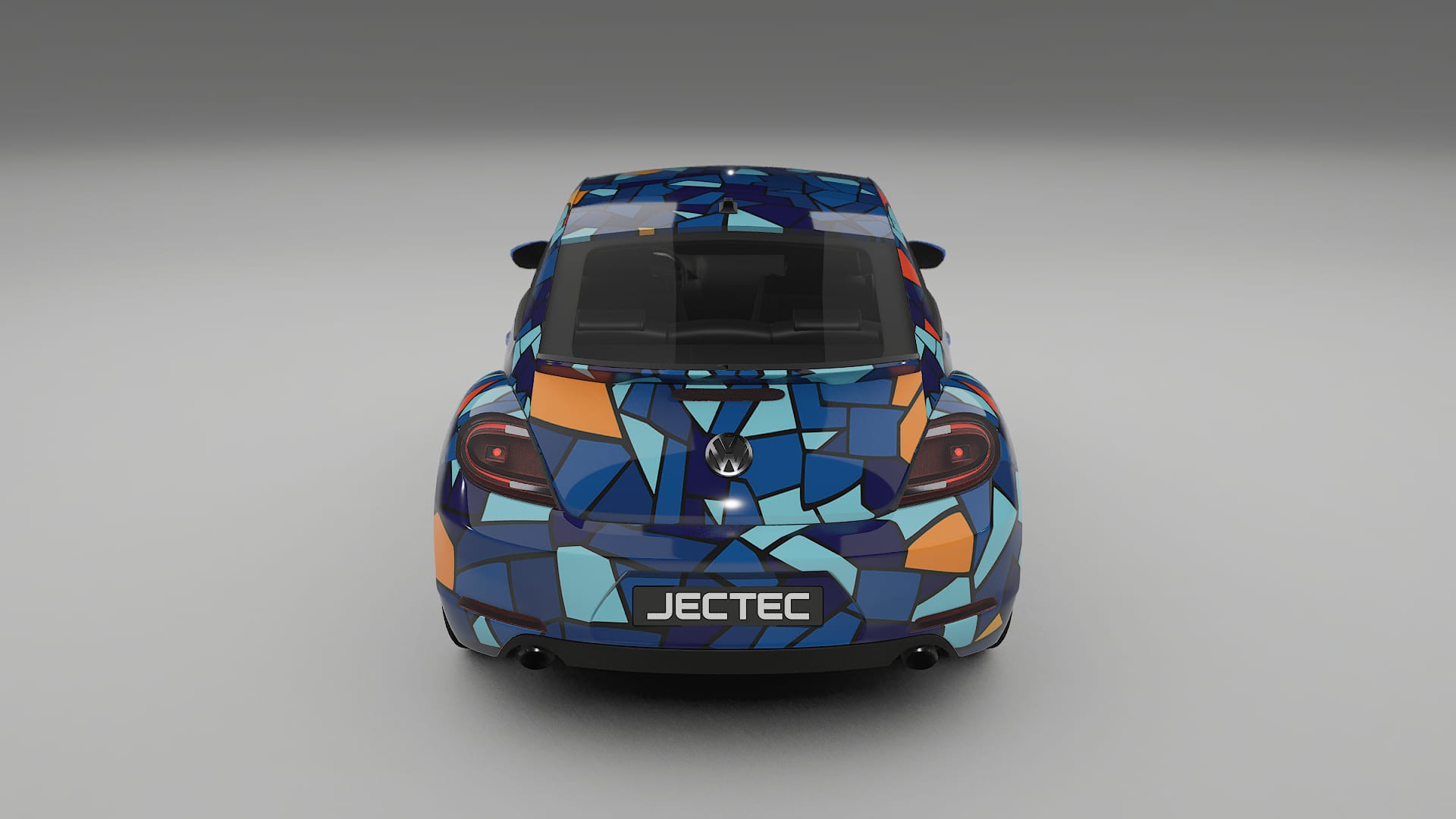 VW Beetle A5 prefacelift BARCELONA – Designový Wrap PPF Fólie na auto - tisknutelný polyuretan