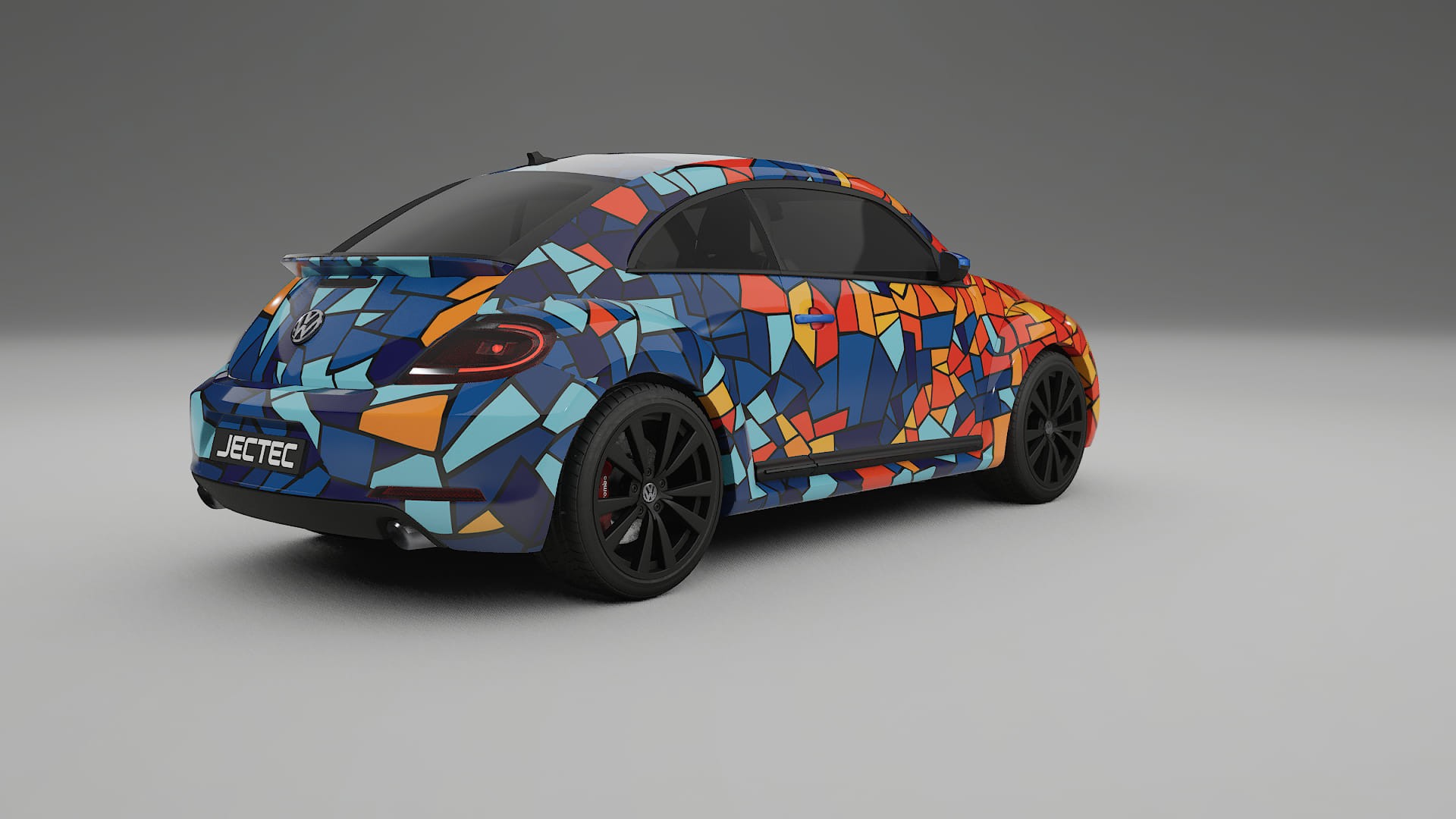 VW Beetle A5 prefacelift BARCELONA – Designový Wrap PPF Fólie na auto - tisknutelný polyuretan