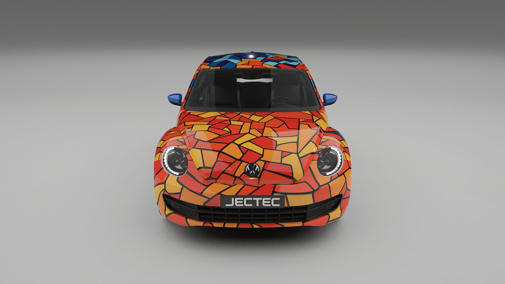 VW Beetle A5 prefacelift BARCELONA – Designový Wrap PPF Fólie na auto - tisknutelný polyuretan