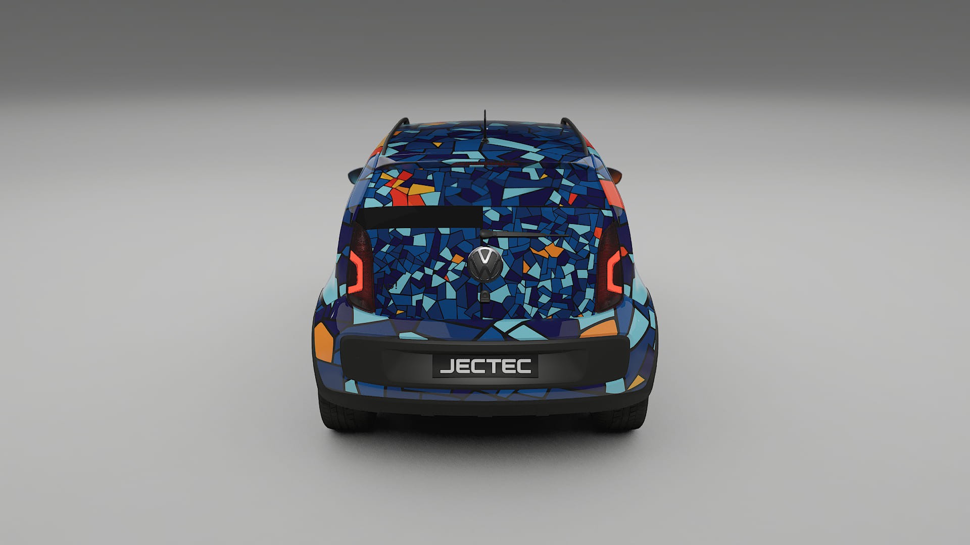 VW Cross Up BARCELONA – Designový Wrap PPF Fólie na auto - tisknutelný polyuretan