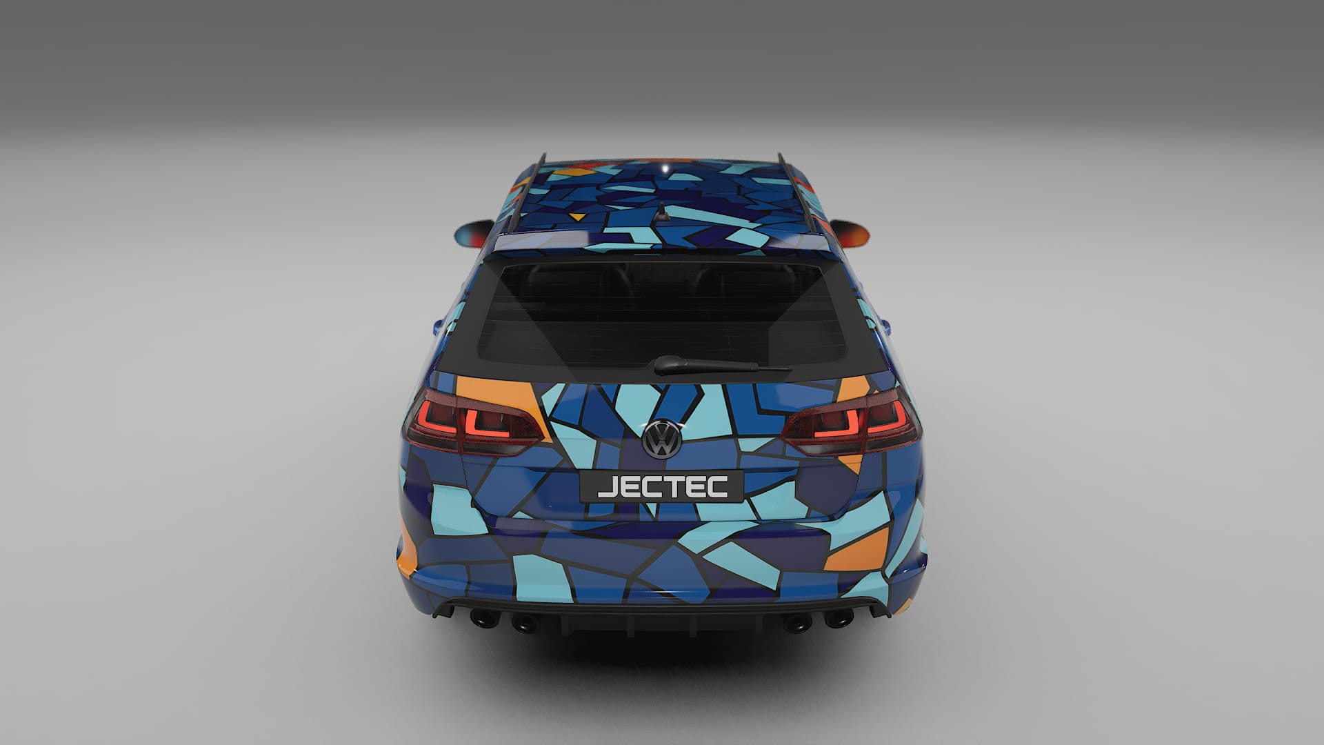 VW Golf Variant Mk7 BARCELONA – Designový Wrap PPF Fólie na auto - tisknutelný polyuretan