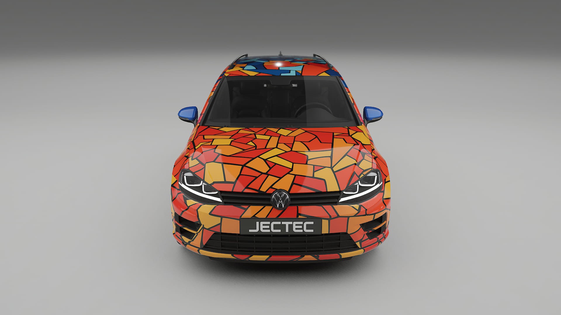 VW Golf Variant Mk7 BARCELONA – Designový Wrap PPF Fólie na auto - tisknutelný polyuretan