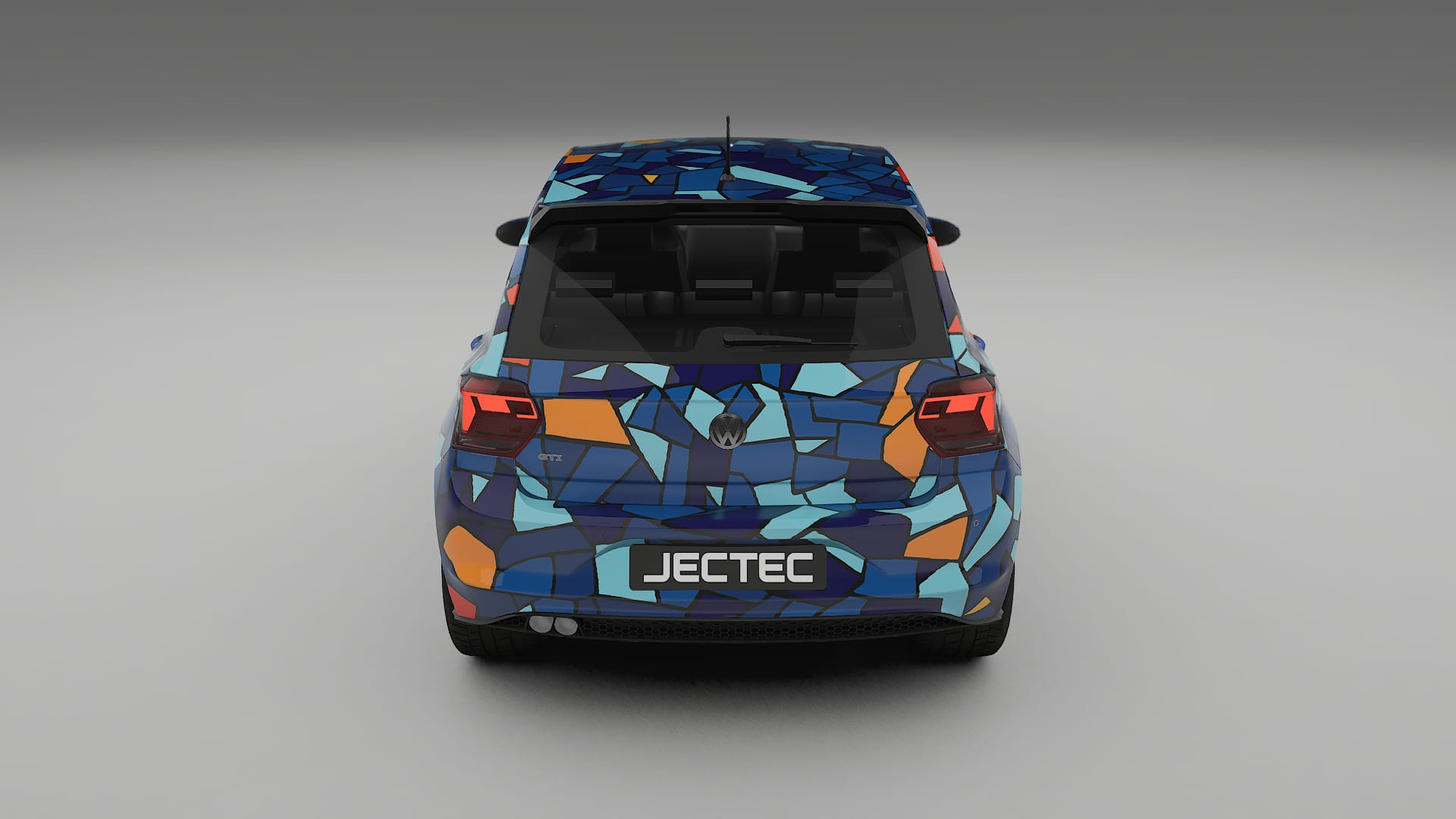 VW Polo GTI VI BARCELONA – Designový Wrap PPF Fólie na auto - tisknutelný polyuretan