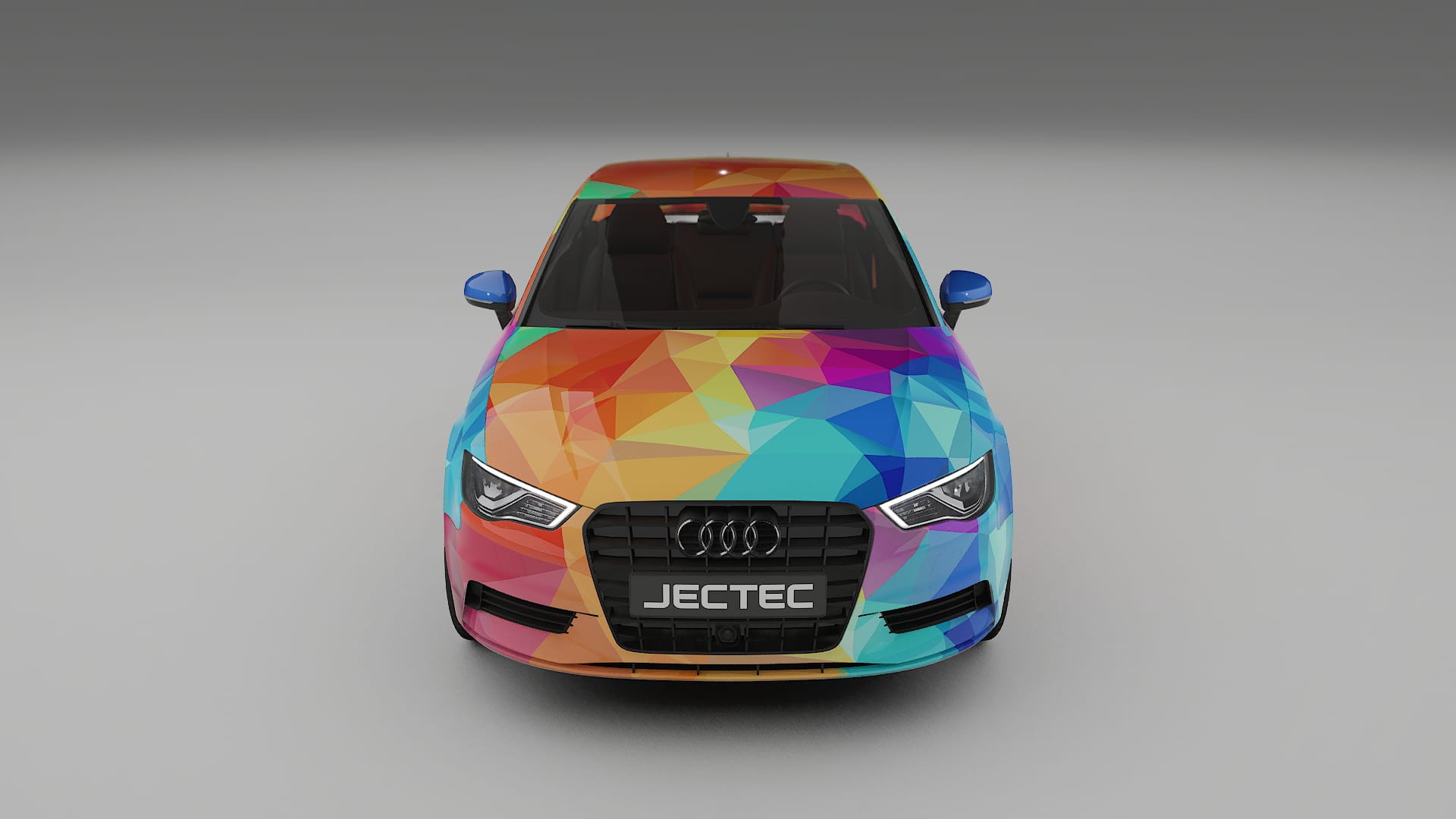 Audi A3 8V sedan prefacelift VECTOR VIBE – Designový Wrap PPF Fólie na auto - tisknutelný polyuretan