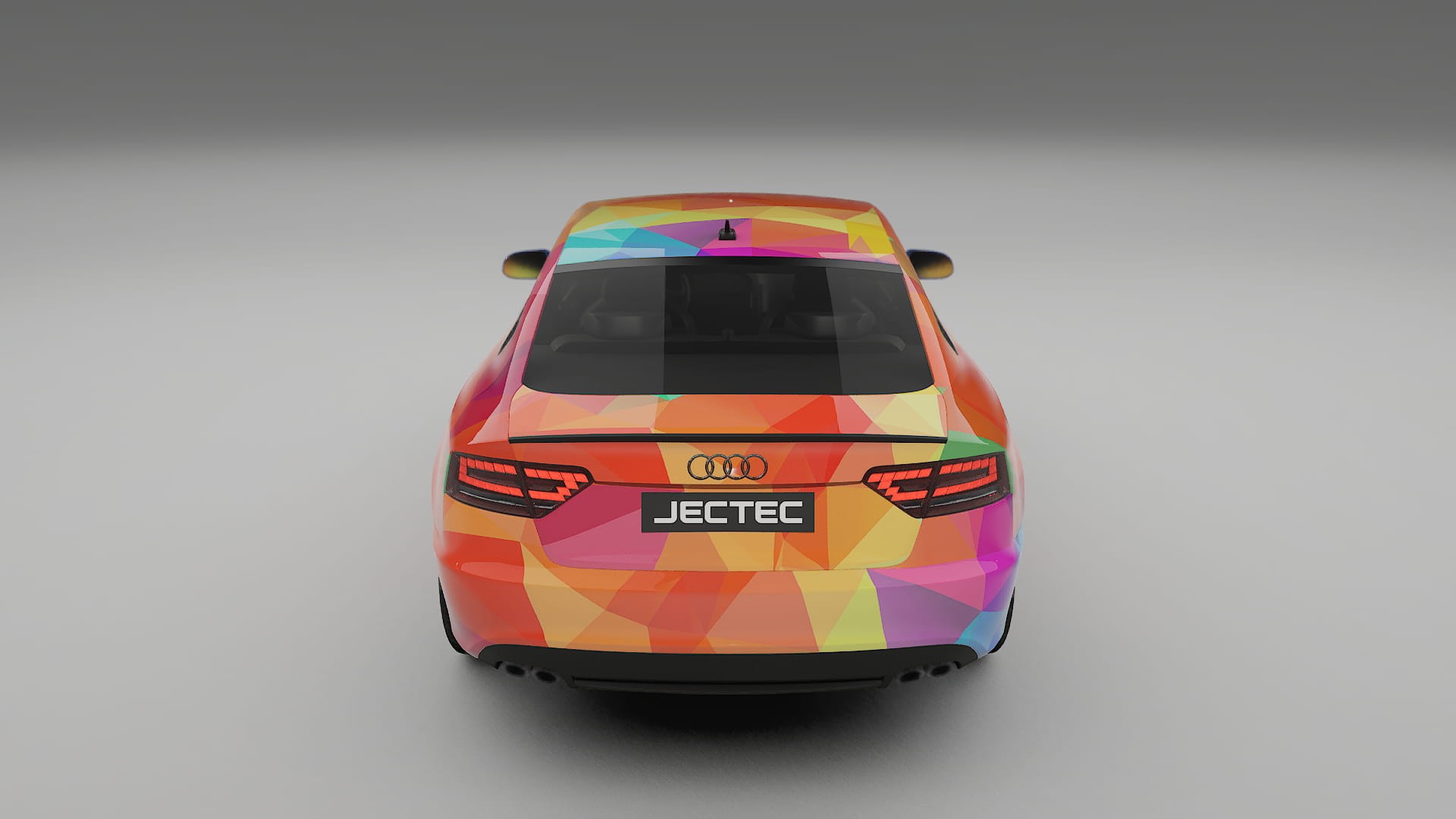 Audi A5 8T Sportback prefacelift VECTOR VIBE – Designový Wrap PPF Fólie na auto - tisknutelný polyuretan