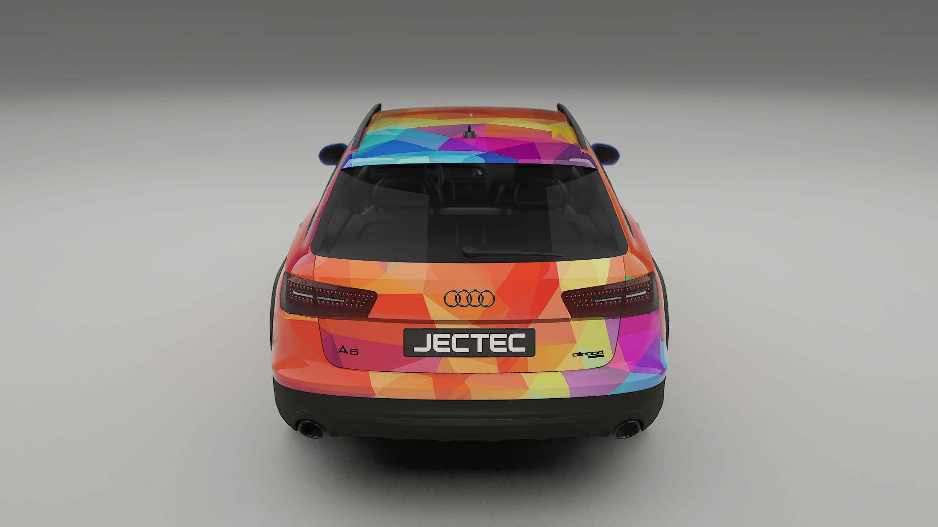 Audi A6 Allroad C7 prefacelift VECTOR VIBE – Designový Wrap PPF Fólie na auto - tisknutelný polyuretan