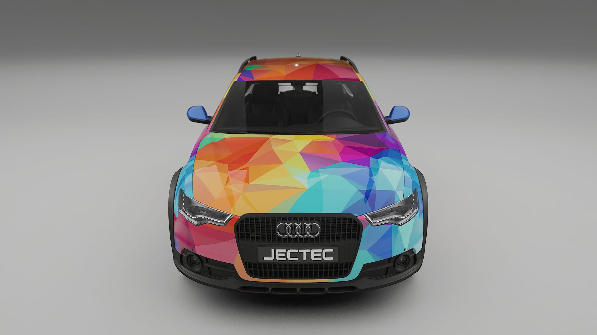 Audi A6 Allroad C7 prefacelift VECTOR VIBE – Designový Wrap PPF Fólie na auto - tisknutelný polyuretan