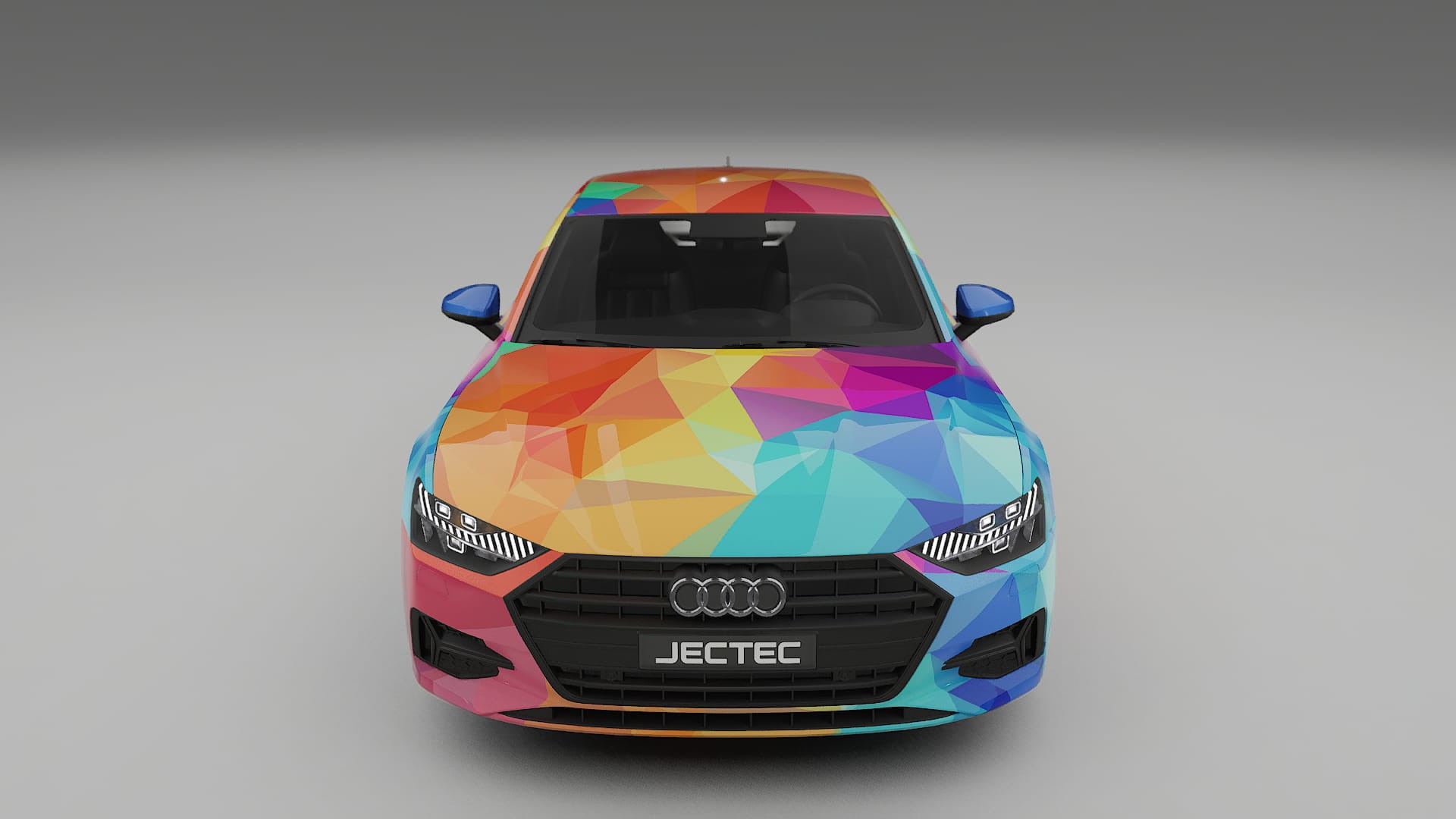 Audi A7 C8 Sportback prefacelift VECTOR VIBE – Designový Wrap PPF Fólie na auto - tisknutelný polyuretan