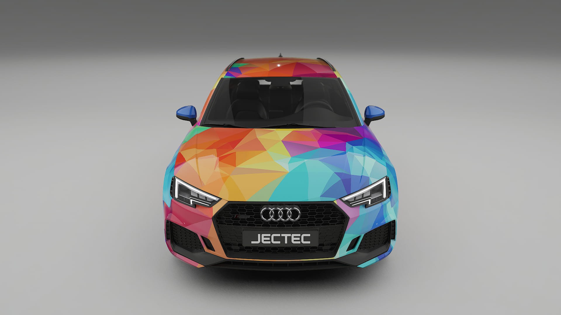 Audi RS4 Avant B9 prefacelift VECTOR VIBE – Designový Wrap PPF Fólie na auto - tisknutelný polyuretan