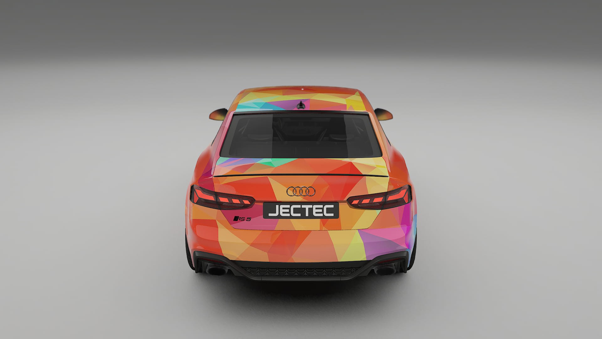 Audi RS5 Coupe B9 facelift VECTOR VIBE – Designový Wrap PPF Fólie na auto - tisknutelný polyuretan