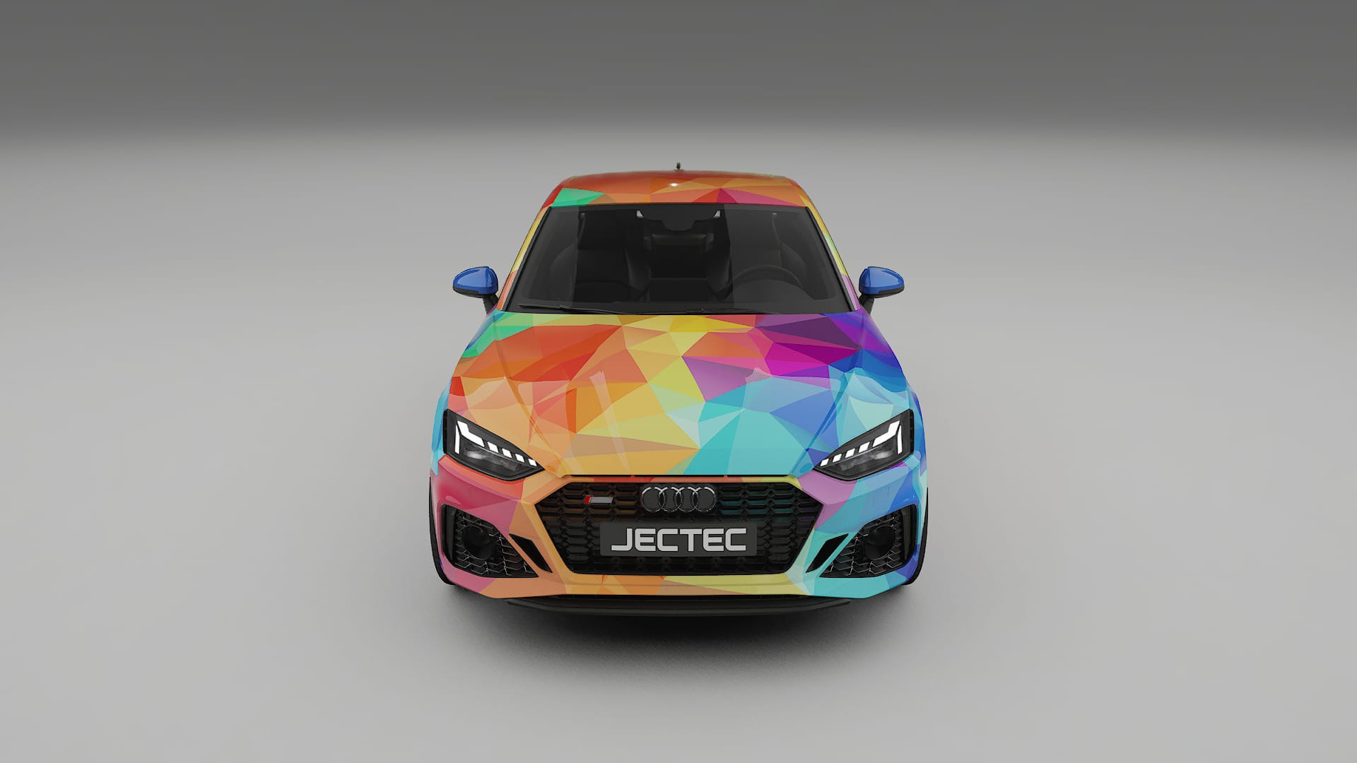 Audi RS5 Coupe B9 facelift VECTOR VIBE – Designový Wrap PPF Fólie na auto - tisknutelný polyuretan