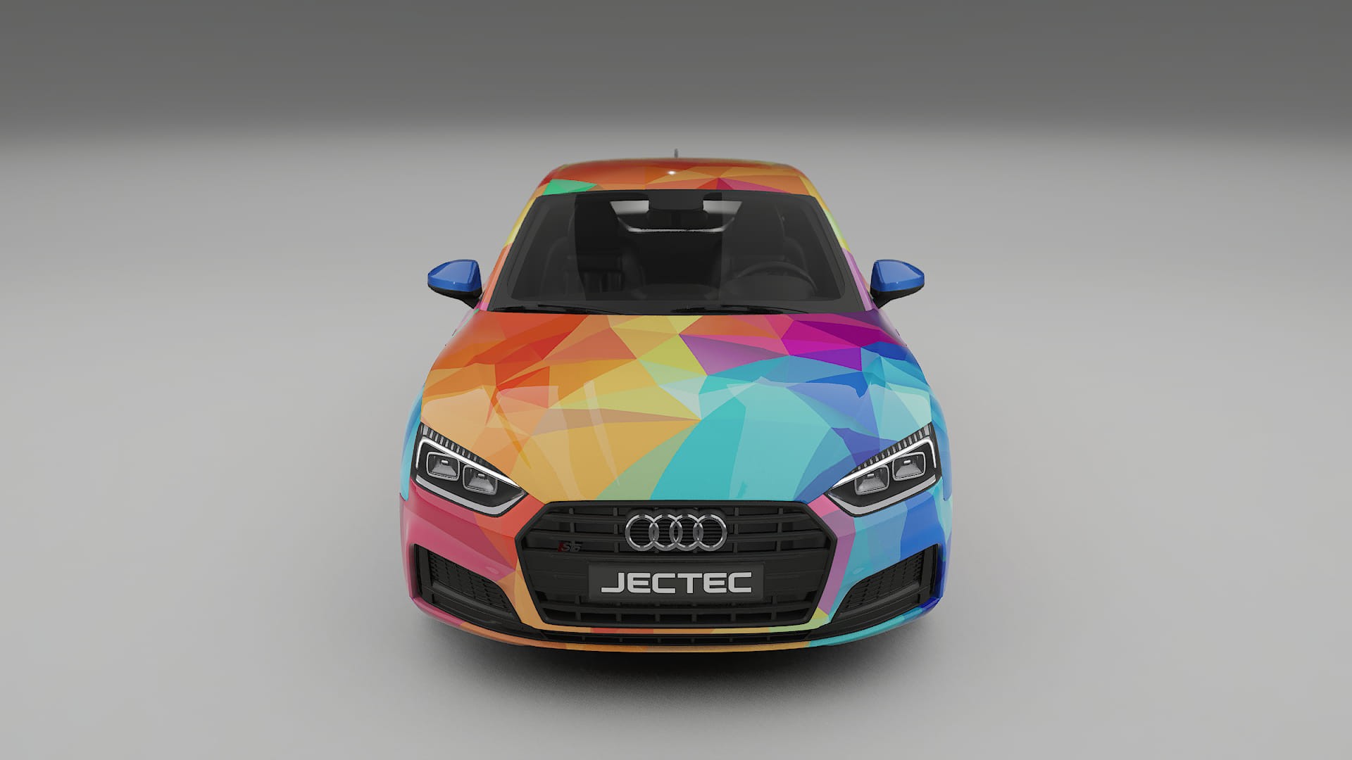 Audi S5 B9 prefacelift VECTOR VIBE – Designový Wrap PPF Fólie na auto - tisknutelný polyuretan