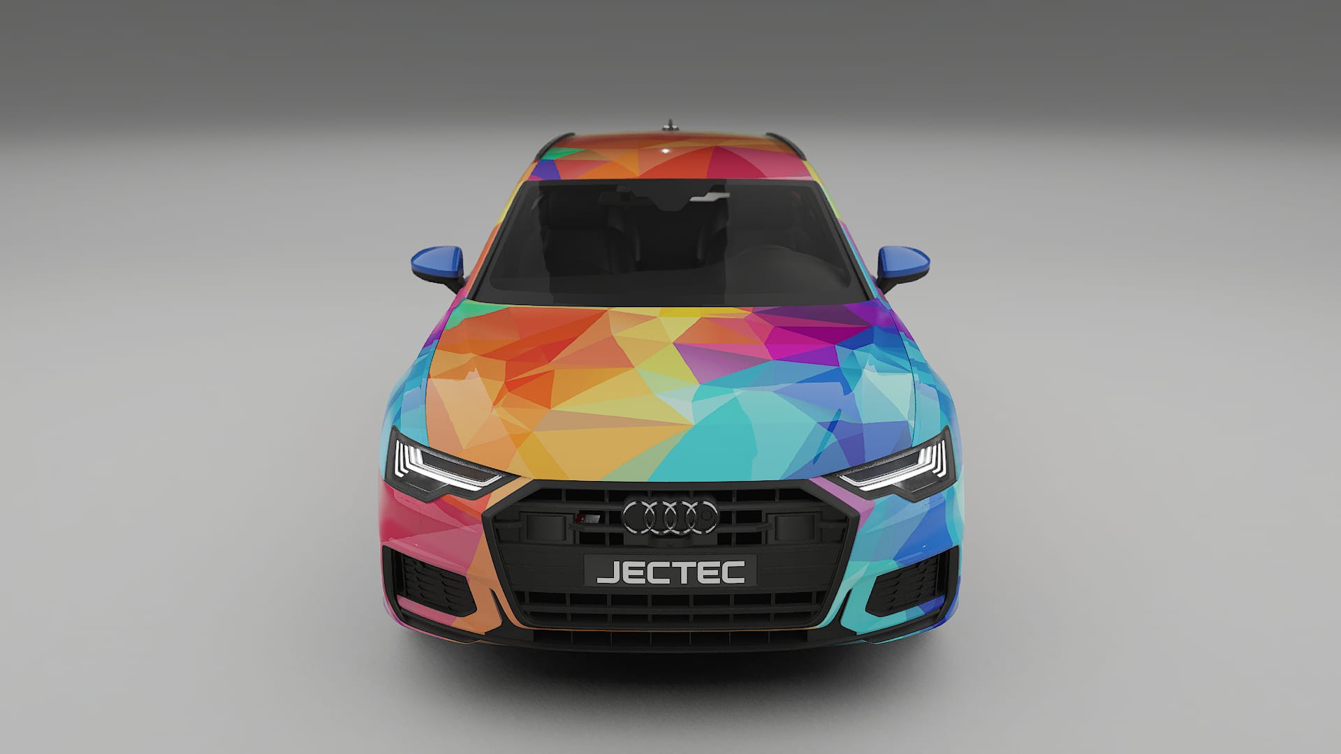 Audi S6 Avant prefacelift C8 VECTOR VIBE – Designový Wrap PPF Fólie na auto - tisknutelný polyuretan