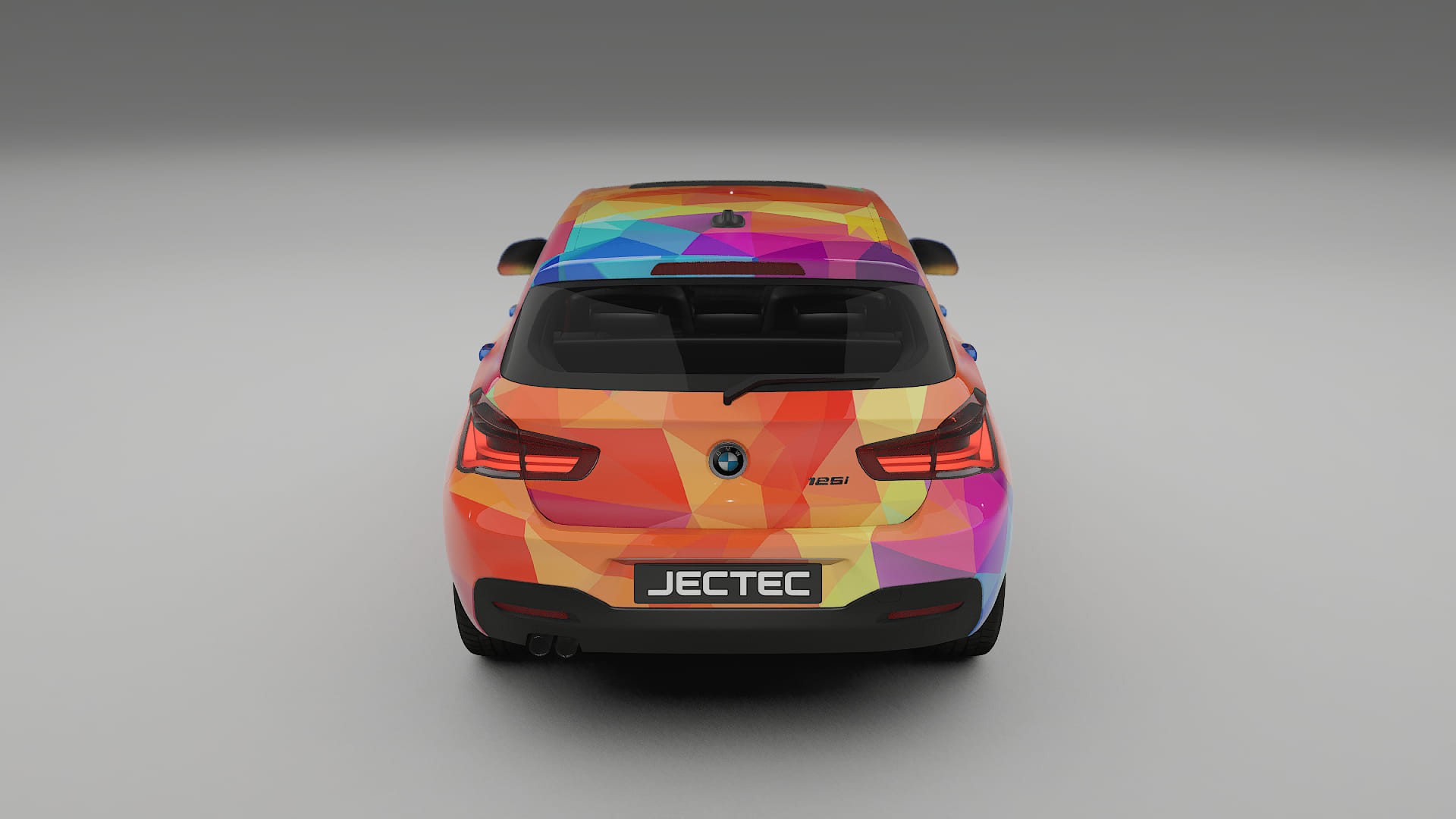 BMW 1 F20 facelift VECTOR VIBE – Designový Wrap PPF Fólie na auto - tisknutelný polyuretan