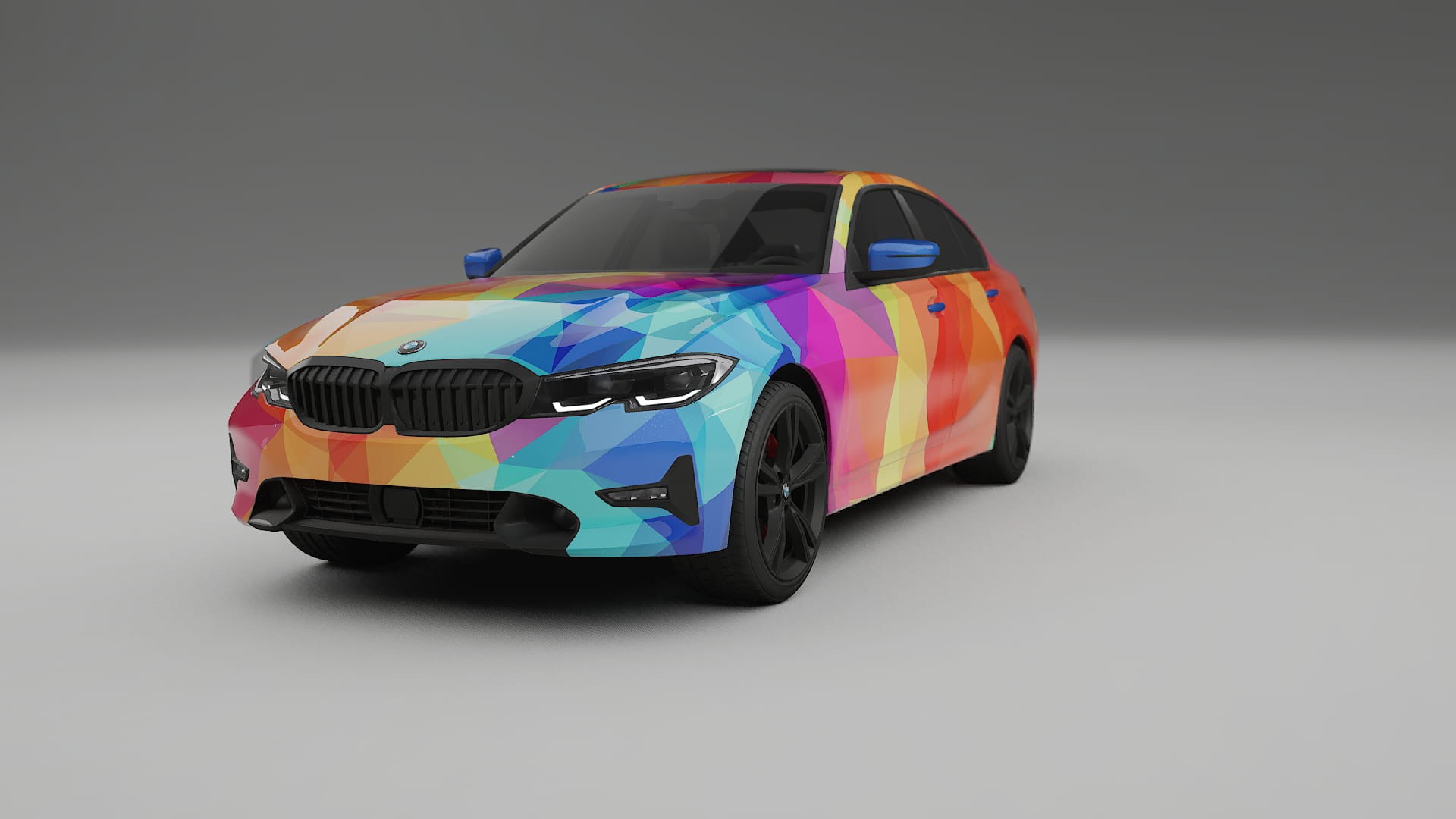 BMW 3 G20 prefacelift VECTOR VIBE – Designový Wrap PPF Fólie na auto - tisknutelný polyuretan