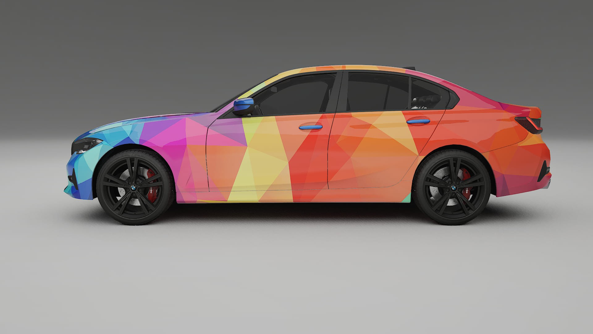 BMW 3 G20 prefacelift VECTOR VIBE – Designový Wrap PPF Fólie na auto - tisknutelný polyuretan