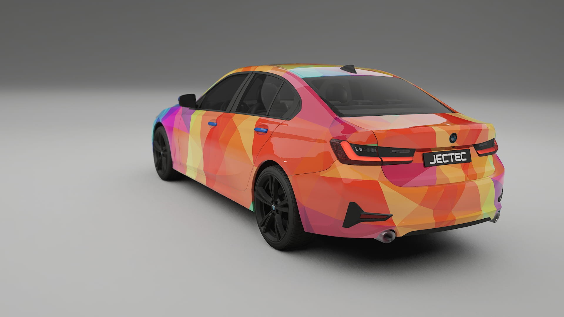 BMW 3 G20 prefacelift VECTOR VIBE – Designový Wrap PPF Fólie na auto - tisknutelný polyuretan