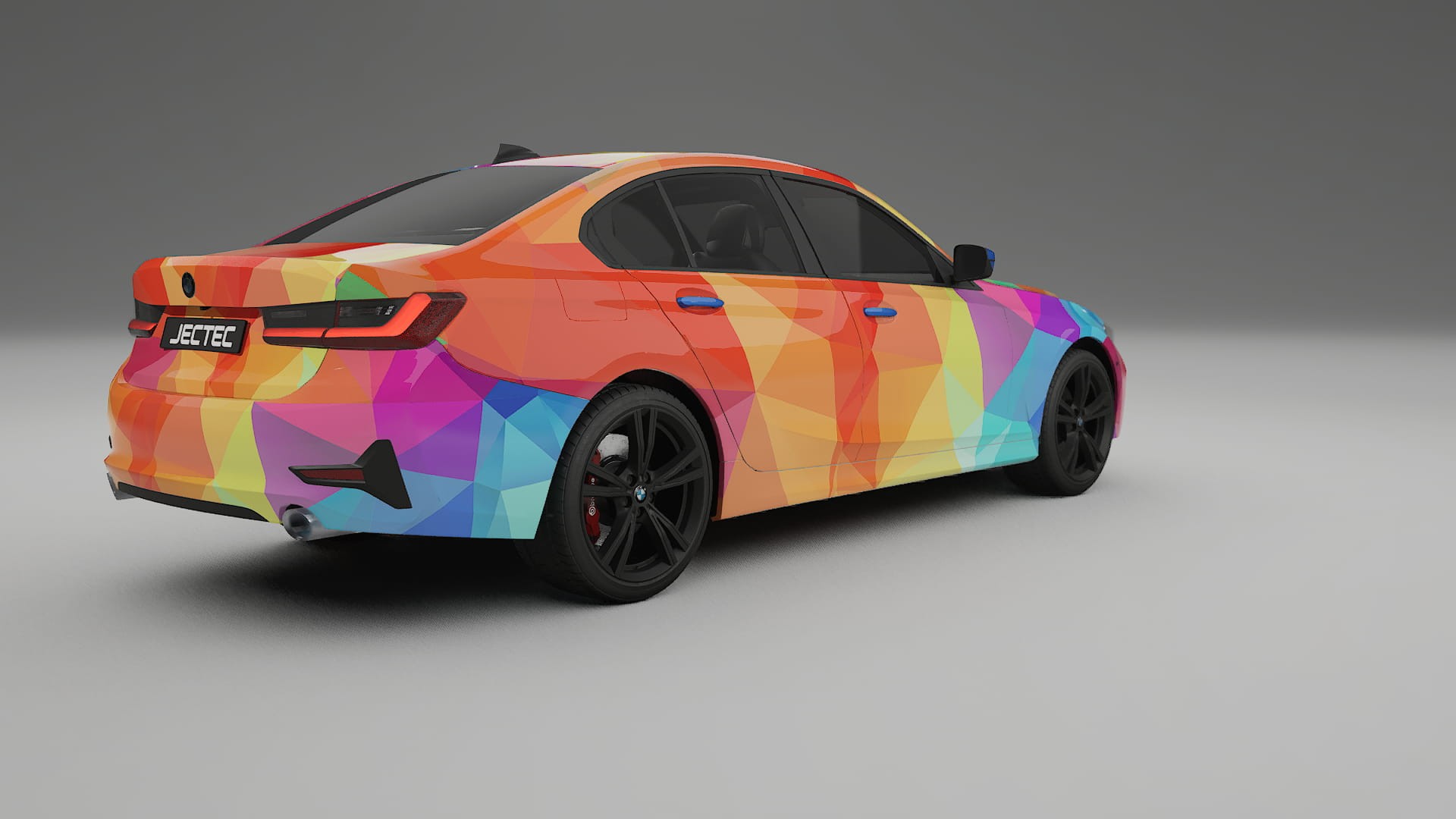 BMW 3 G20 prefacelift VECTOR VIBE – Designový Wrap PPF Fólie na auto - tisknutelný polyuretan