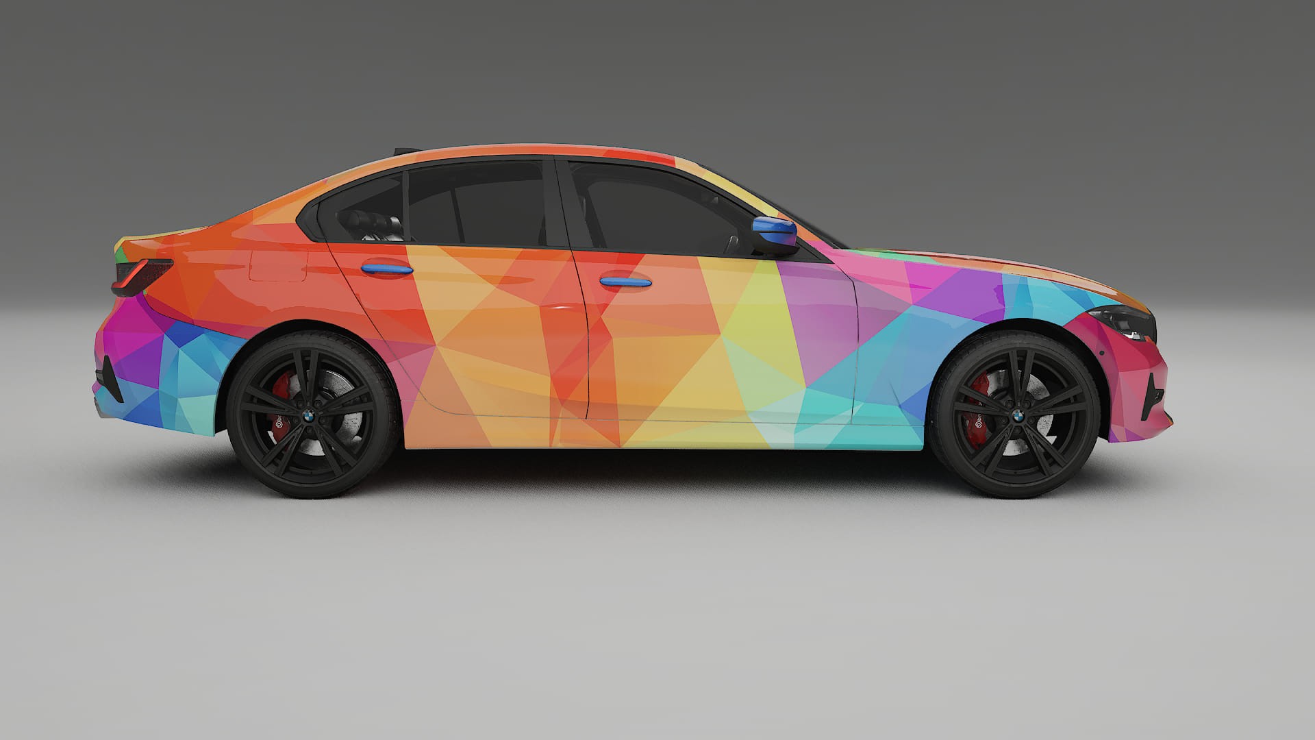 BMW 3 G20 prefacelift VECTOR VIBE – Designový Wrap PPF Fólie na auto - tisknutelný polyuretan