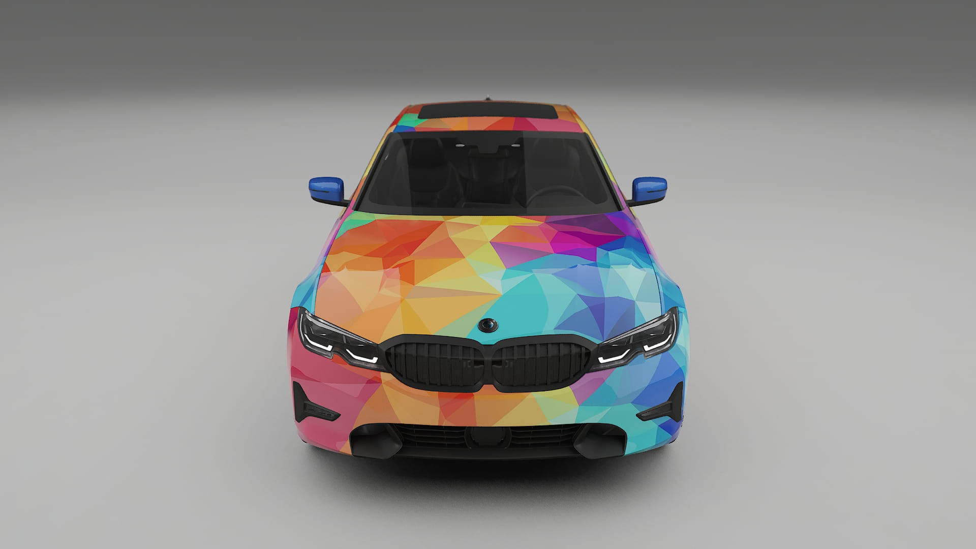 BMW 3 G20 prefacelift VECTOR VIBE – Designový Wrap PPF Fólie na auto - tisknutelný polyuretan