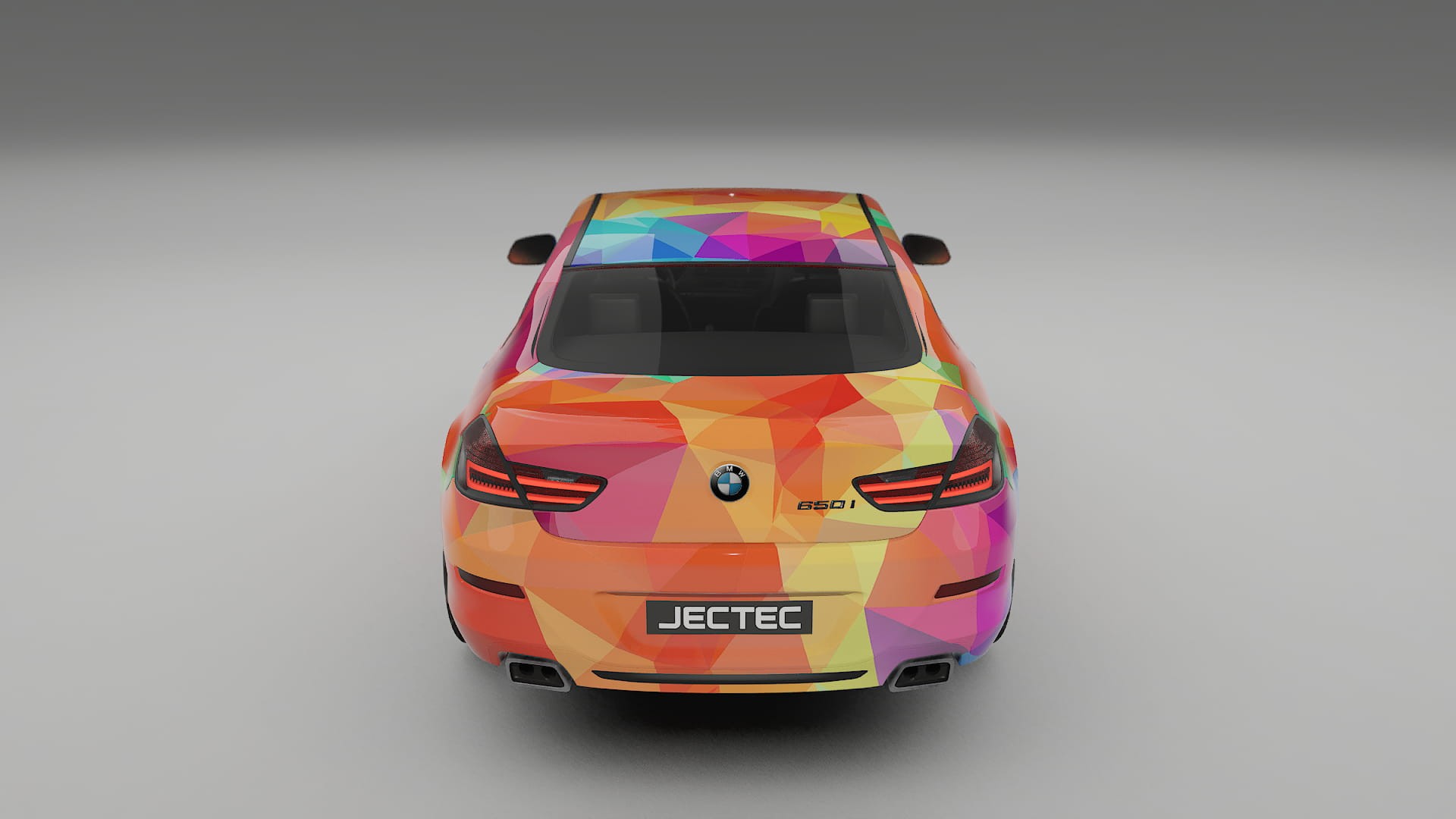 BMW 6 F06 VECTOR VIBE – Designový Wrap PPF Fólie na auto - tisknutelný polyuretan