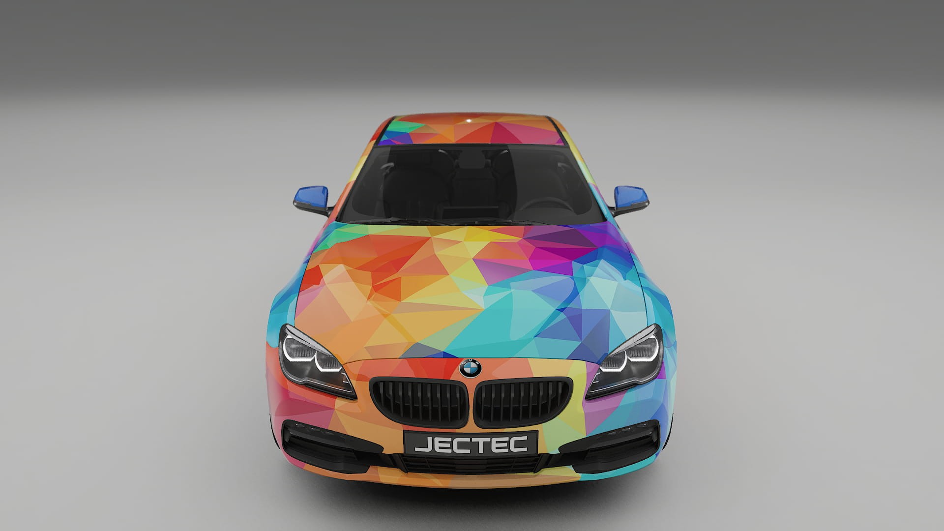 BMW 6 F06 VECTOR VIBE – Designový Wrap PPF Fólie na auto - tisknutelný polyuretan