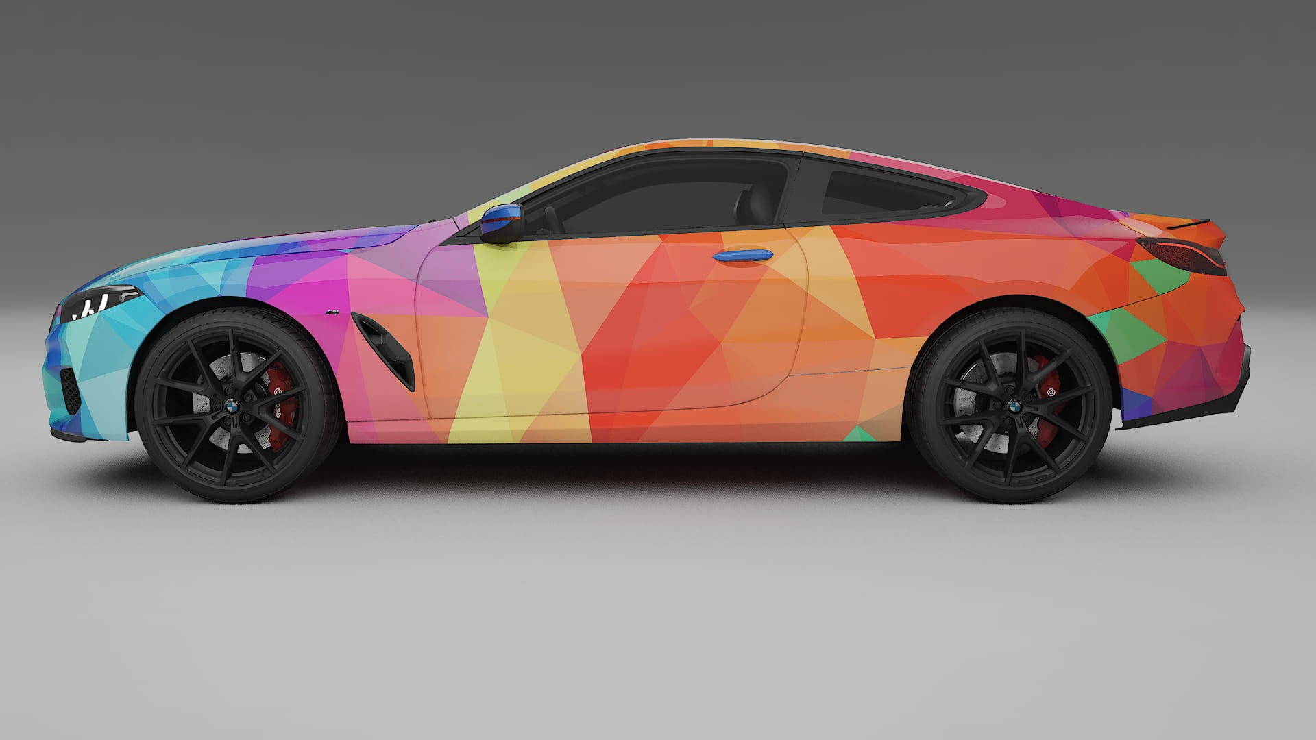 BMW 850 G15 VECTOR VIBE – Designový Wrap PPF Fólie na auto - tisknutelný polyuretan