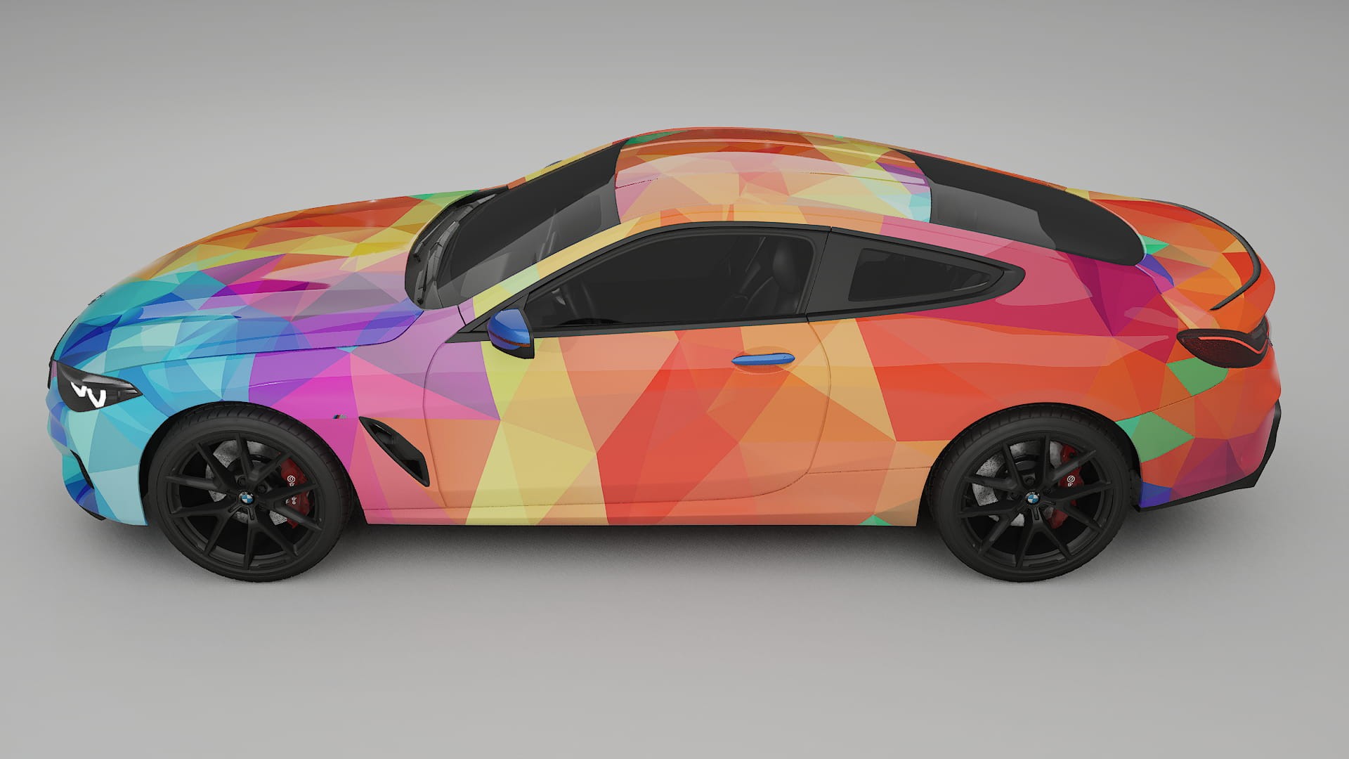 BMW 850 G15 VECTOR VIBE – Designový Wrap PPF Fólie na auto - tisknutelný polyuretan