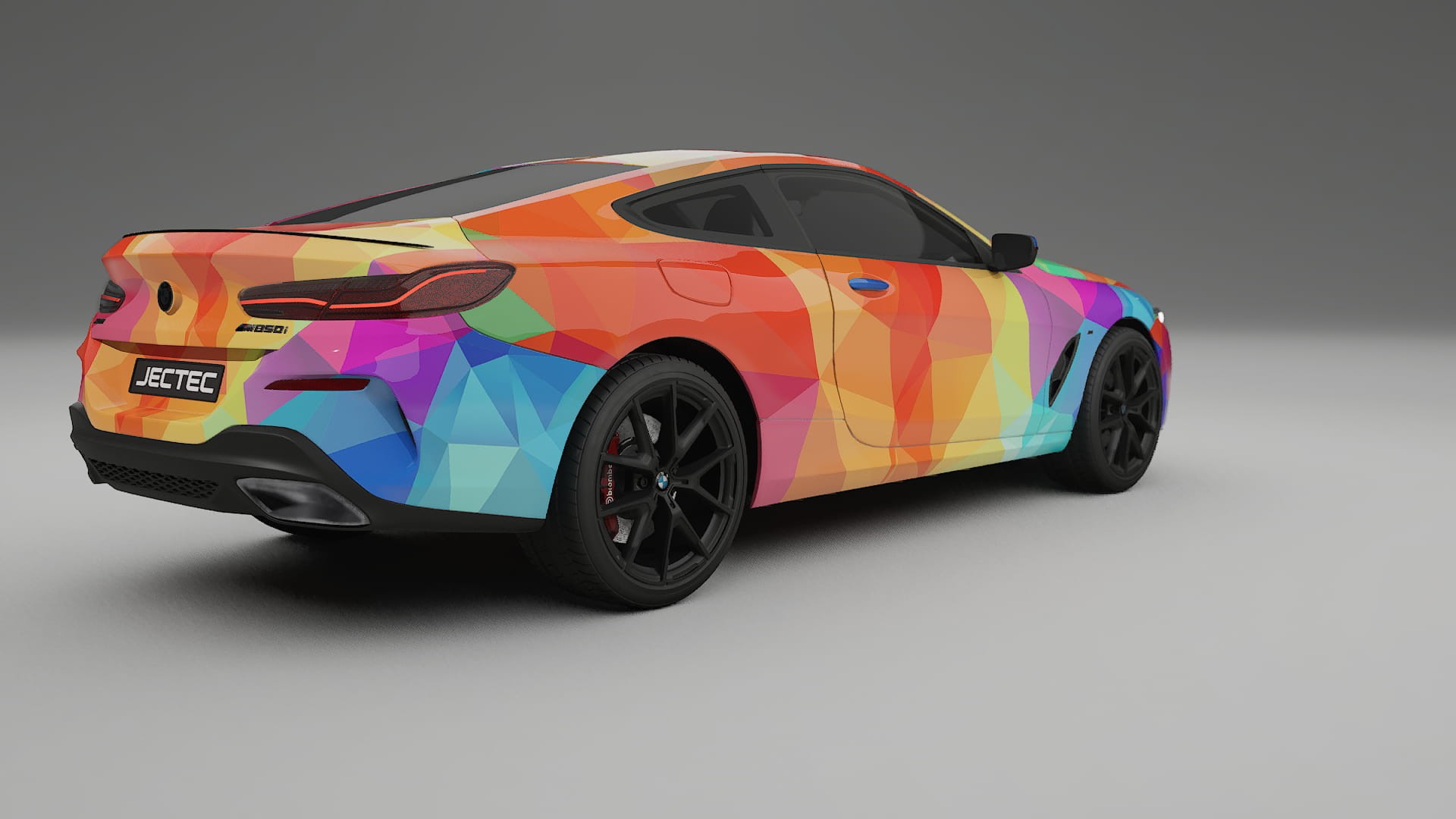 BMW 850 G15 VECTOR VIBE – Designový Wrap PPF Fólie na auto - tisknutelný polyuretan