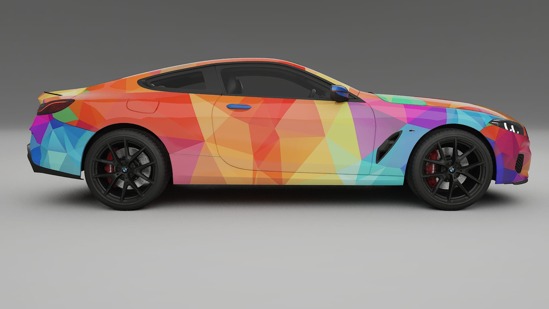 BMW 850 G15 VECTOR VIBE – Designový Wrap PPF Fólie na auto - tisknutelný polyuretan