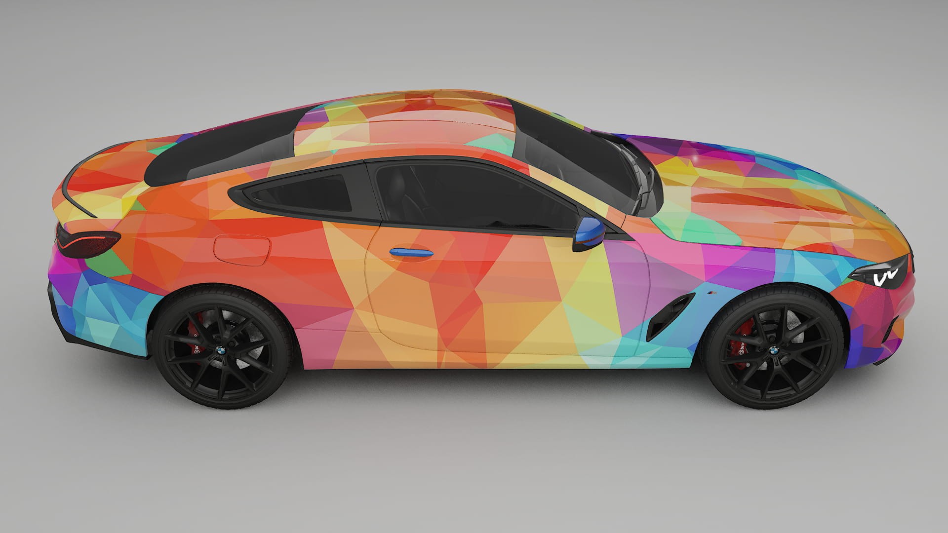 BMW 850 G15 VECTOR VIBE – Designový Wrap PPF Fólie na auto - tisknutelný polyuretan