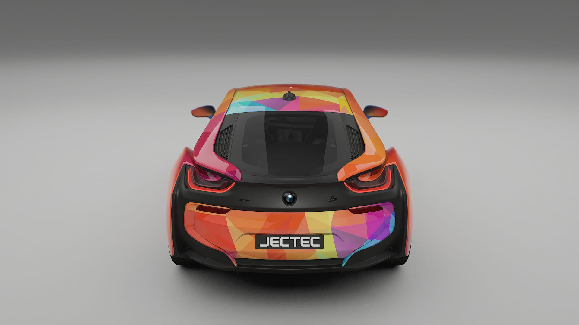 BMW I8 I12 VECTOR VIBE – Designový Wrap PPF Fólie na auto - tisknutelný polyuretan