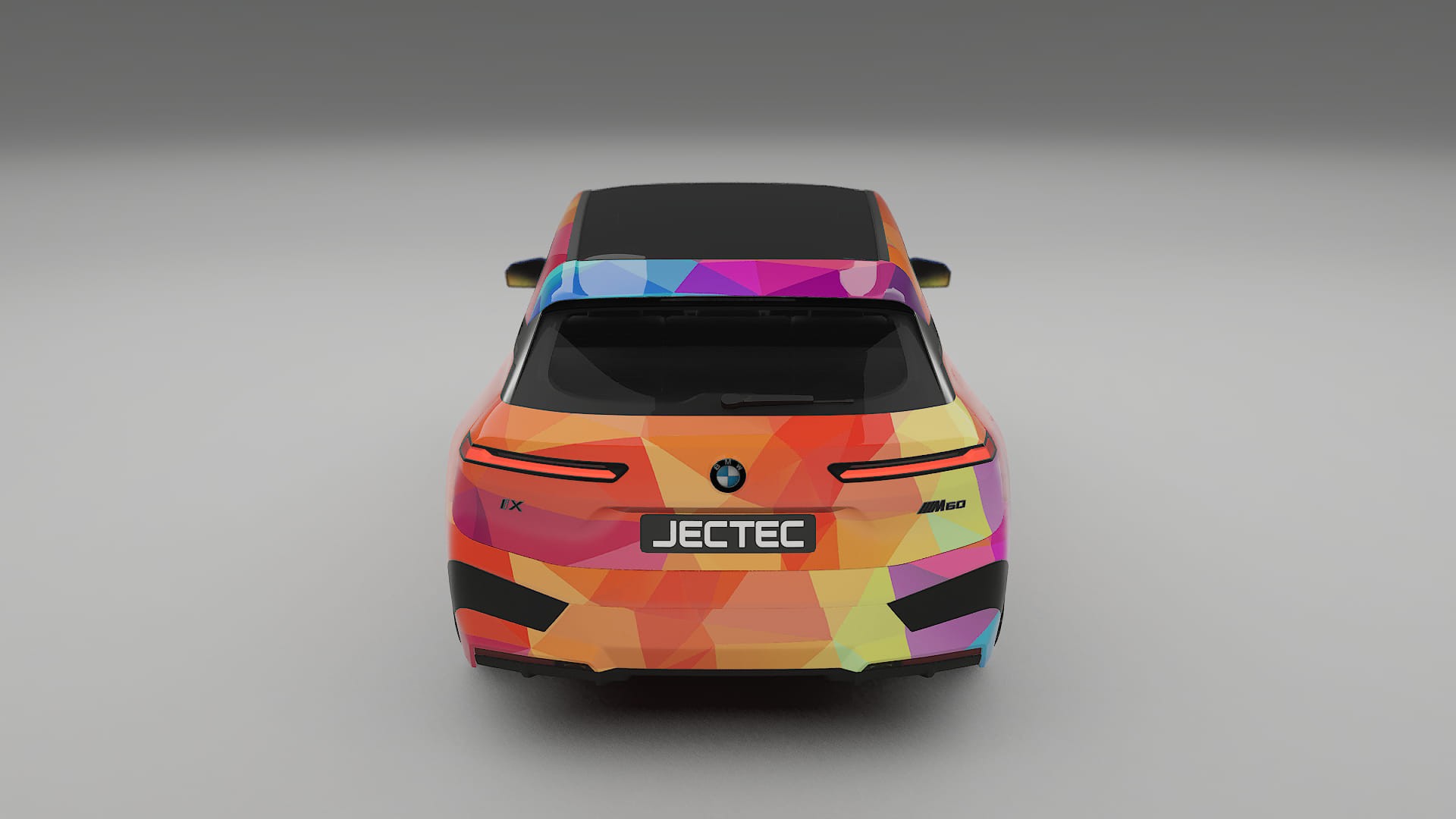 BMW iX M60 VECTOR VIBE – Designový Wrap PPF Fólie na auto - tisknutelný polyuretan