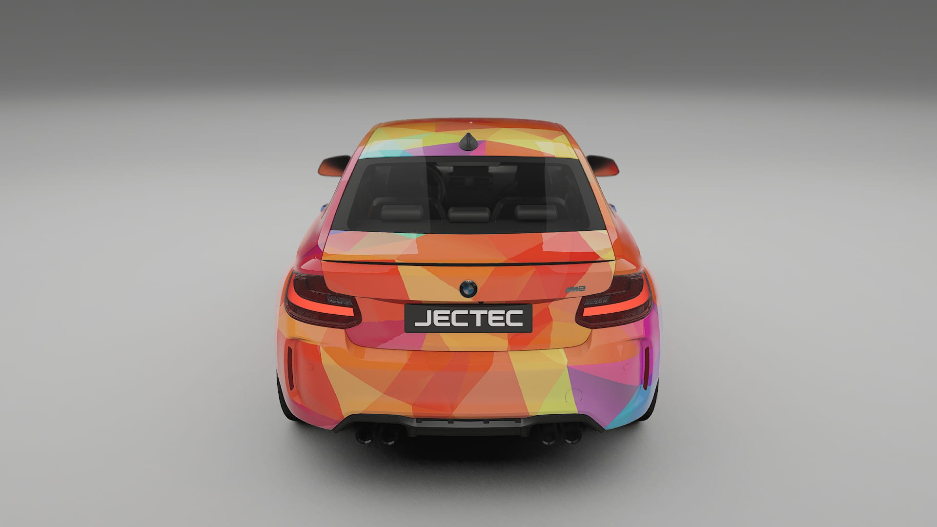 BMW M2 F87 facelift VECTOR VIBE – Designový Wrap PPF Fólie na auto - tisknutelný polyuretan