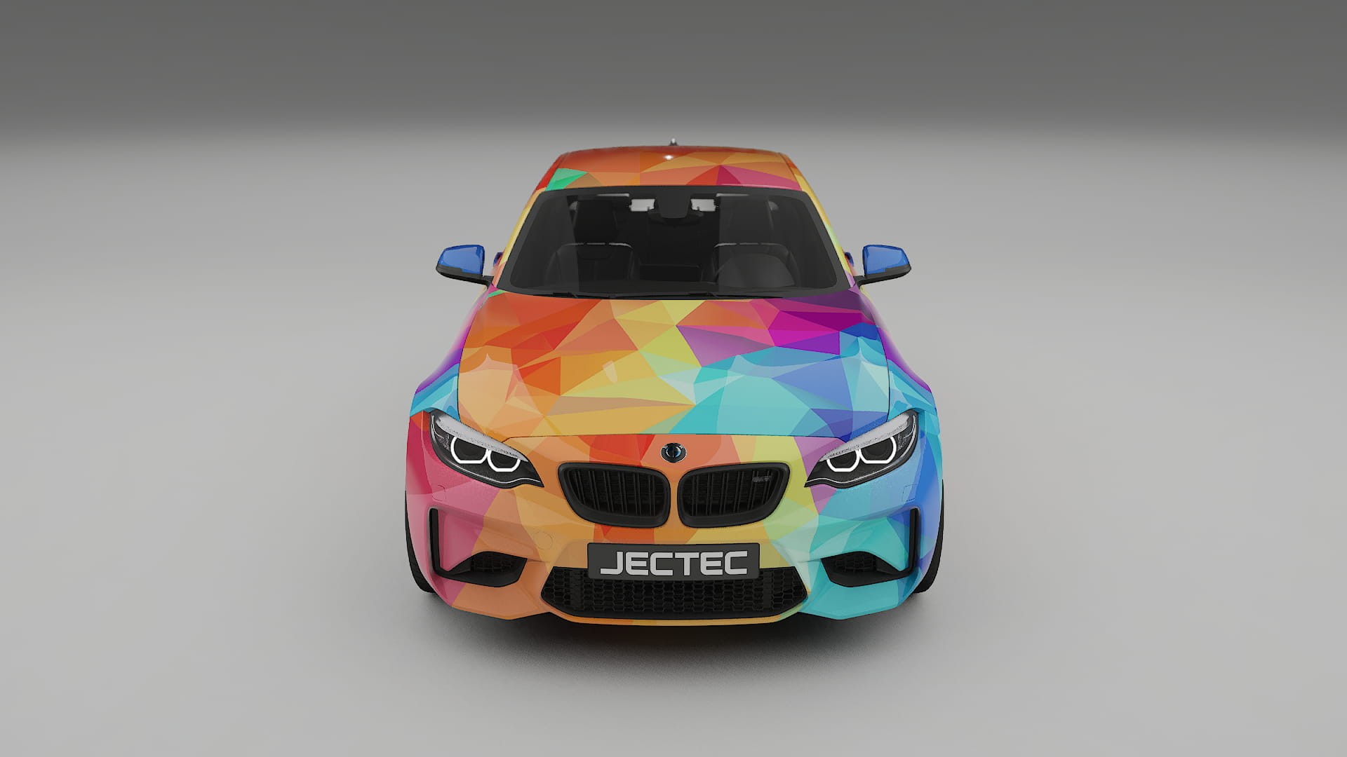 BMW M2 F87 facelift VECTOR VIBE – Designový Wrap PPF Fólie na auto - tisknutelný polyuretan