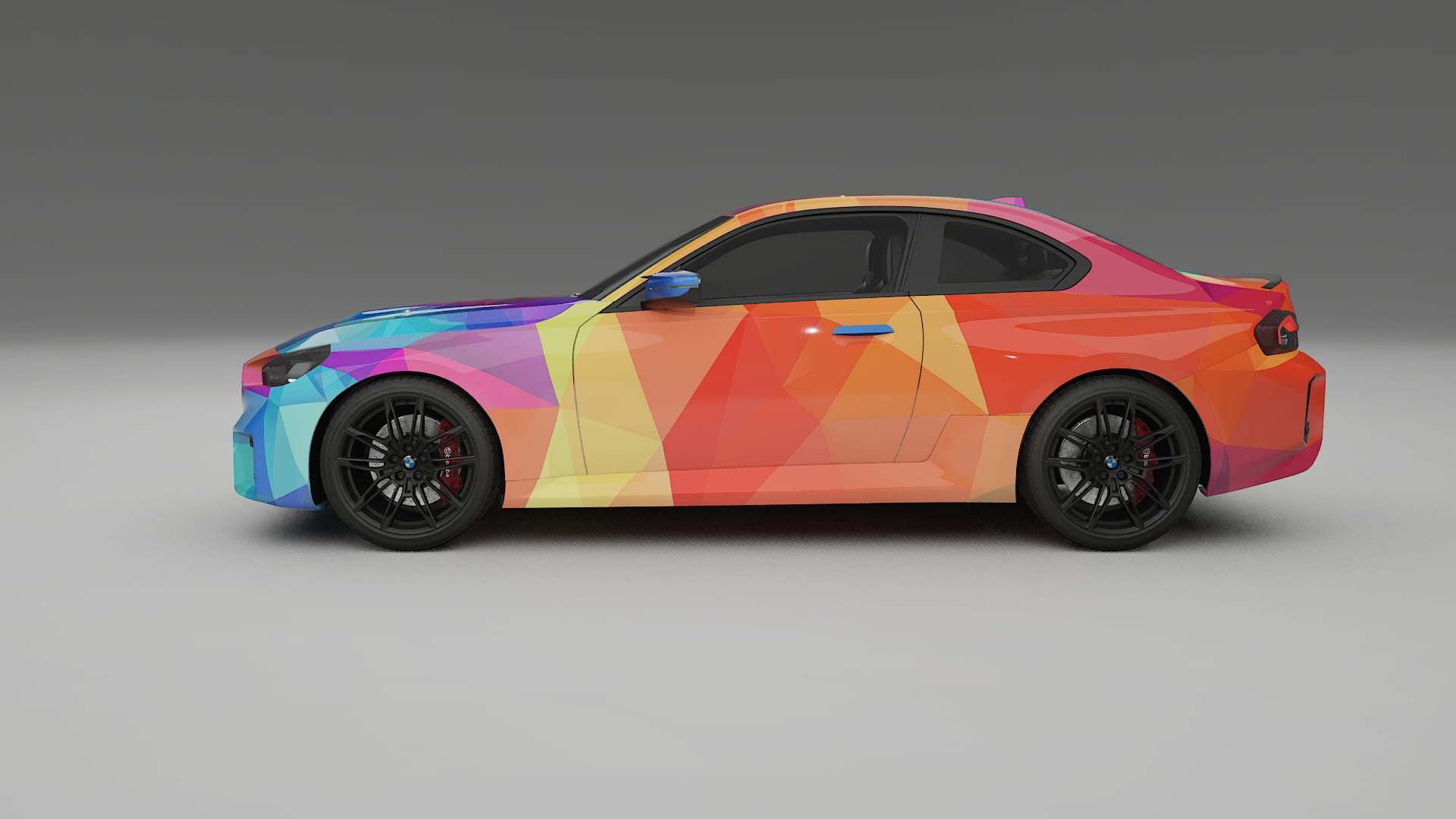 BMW M2 G87 VECTOR VIBE – Designový Wrap PPF Fólie na auto - tisknutelný polyuretan