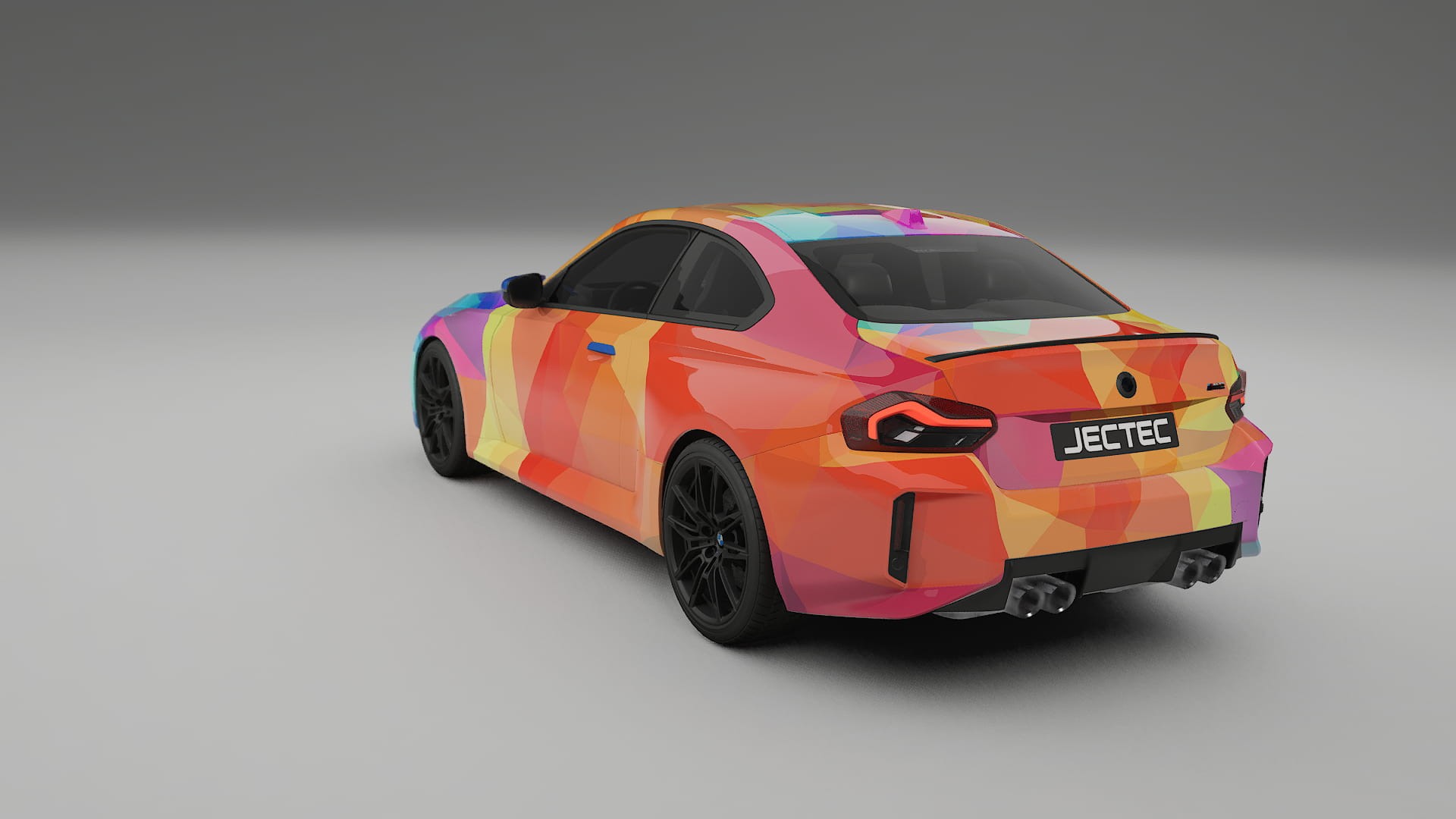 BMW M2 G87 VECTOR VIBE – Designový Wrap PPF Fólie na auto - tisknutelný polyuretan