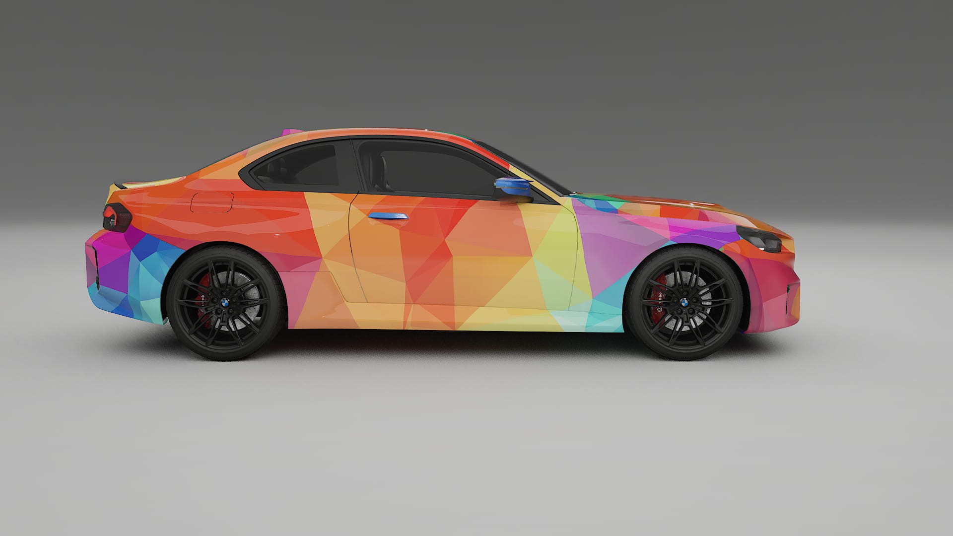 BMW M2 G87 VECTOR VIBE – Designový Wrap PPF Fólie na auto - tisknutelný polyuretan